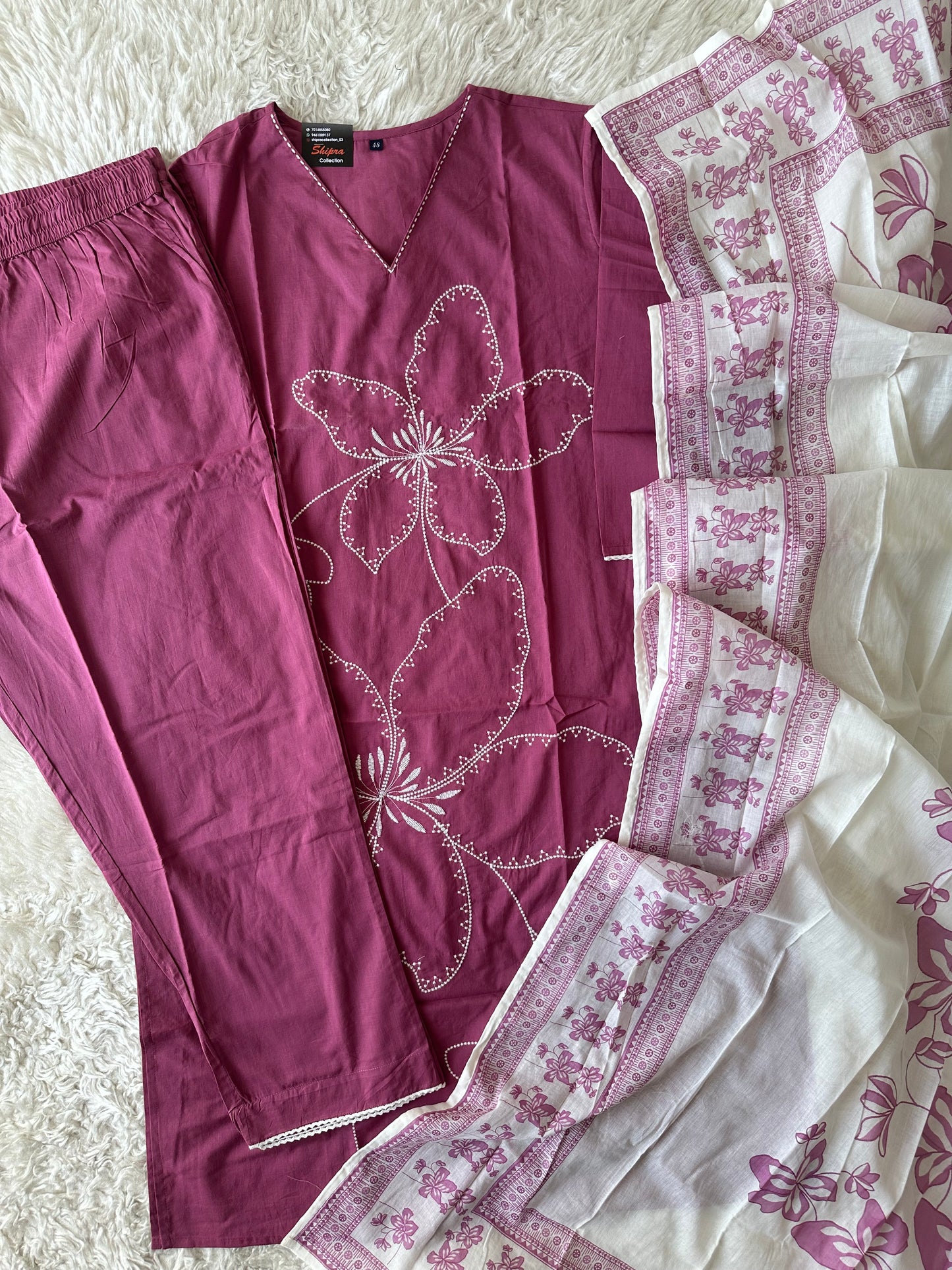 Premium Cotton Thread Work Collection