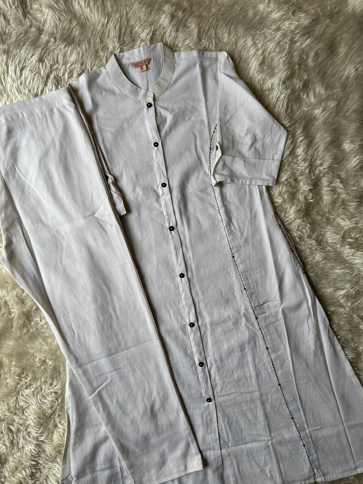 Stock Clearance 🚨 Khadi Cotton Kurti Pant Set
