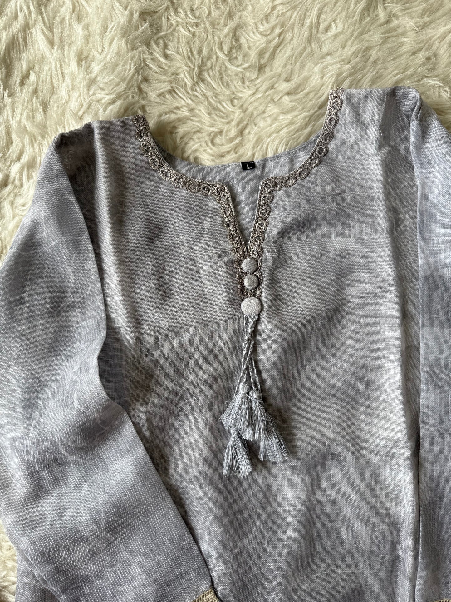 Linen Kurti Pant Dupatta Set