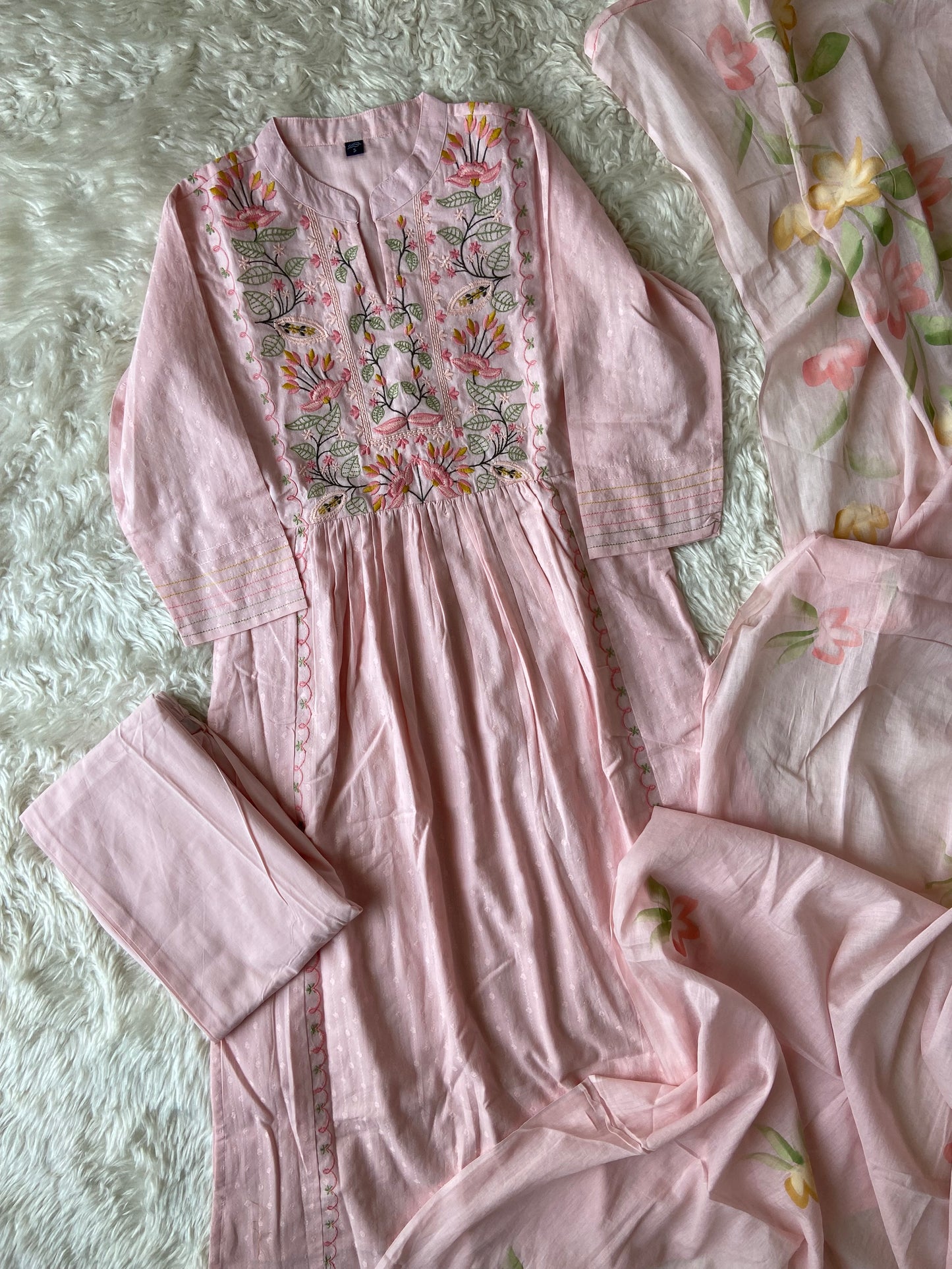 Premium Mul Cotton Thread Work Collection