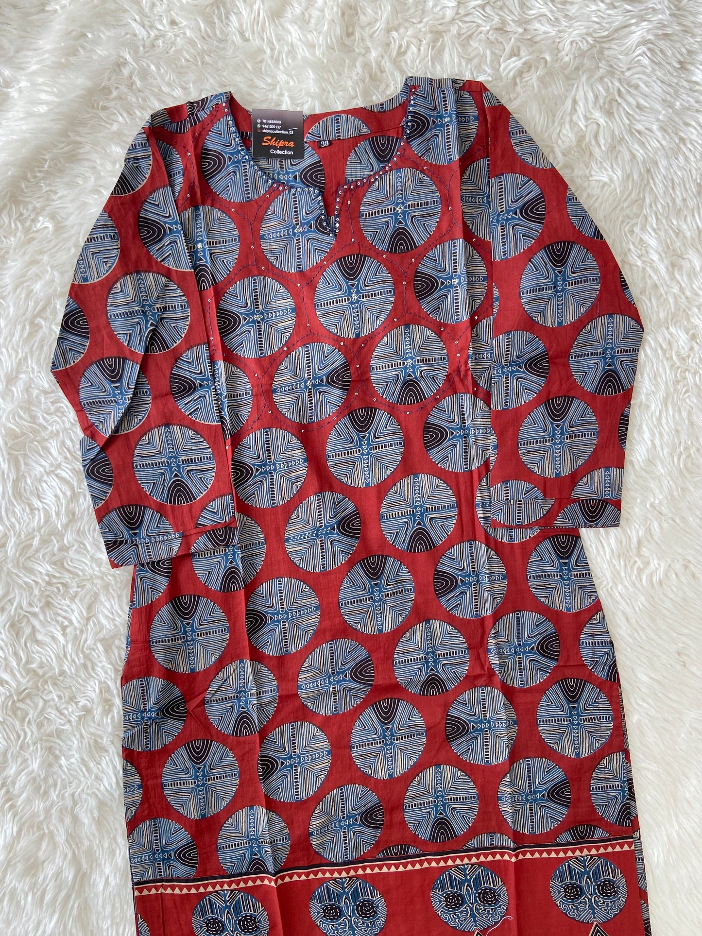 Premium Cotton Kurti Pant Dupatta Set