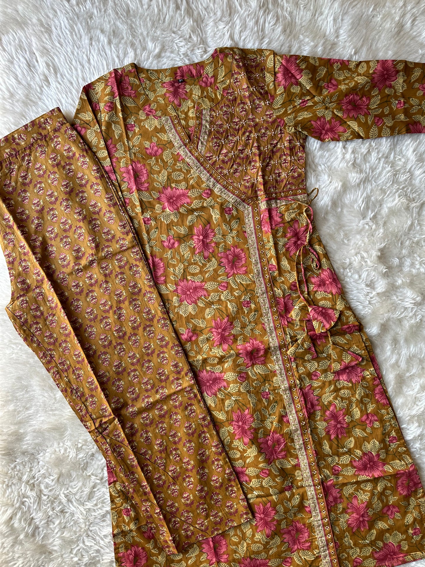 Premium Cotton Kurti Pant Set