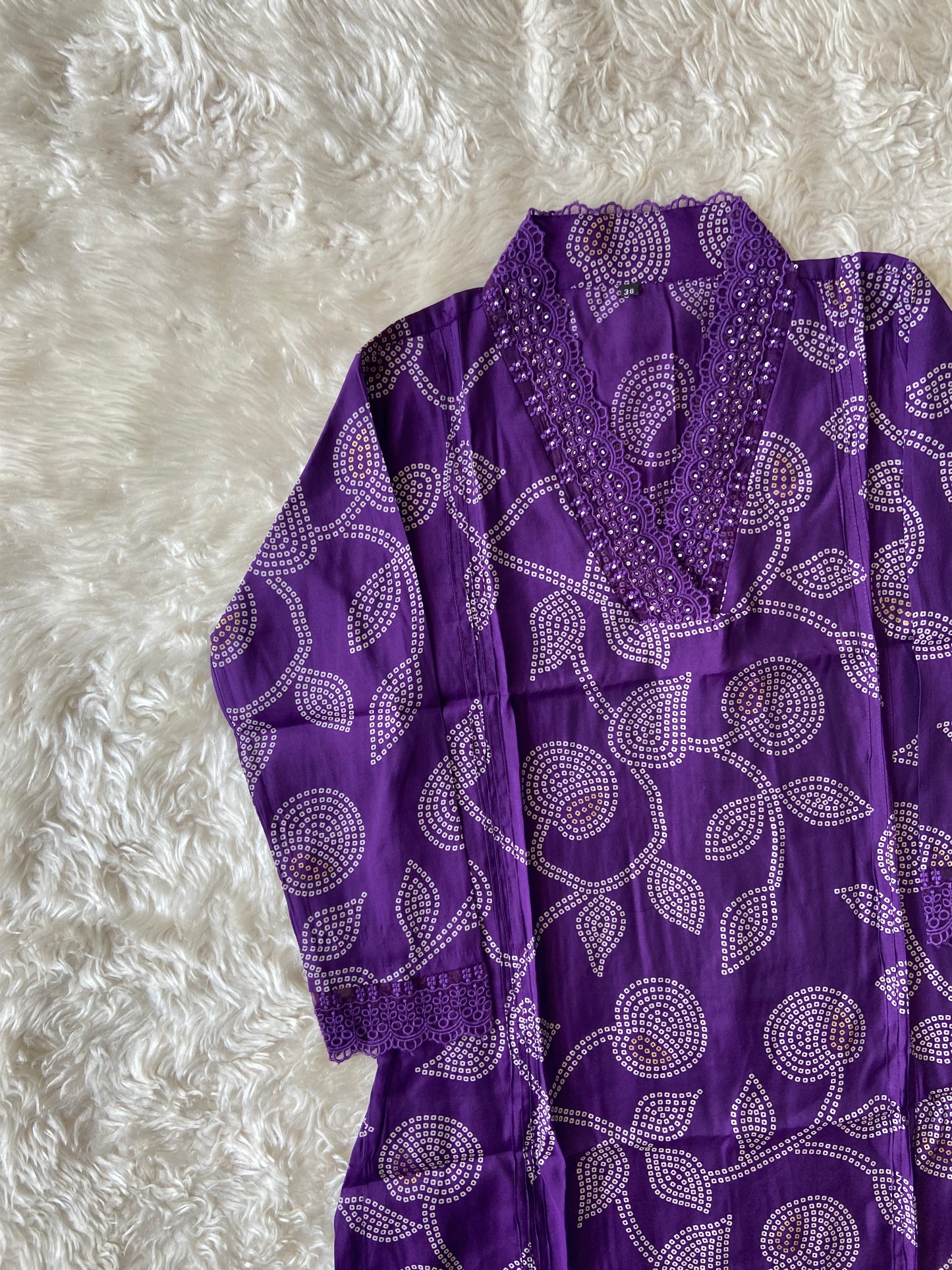 Pure Muslin Silk Kurti Pant Set