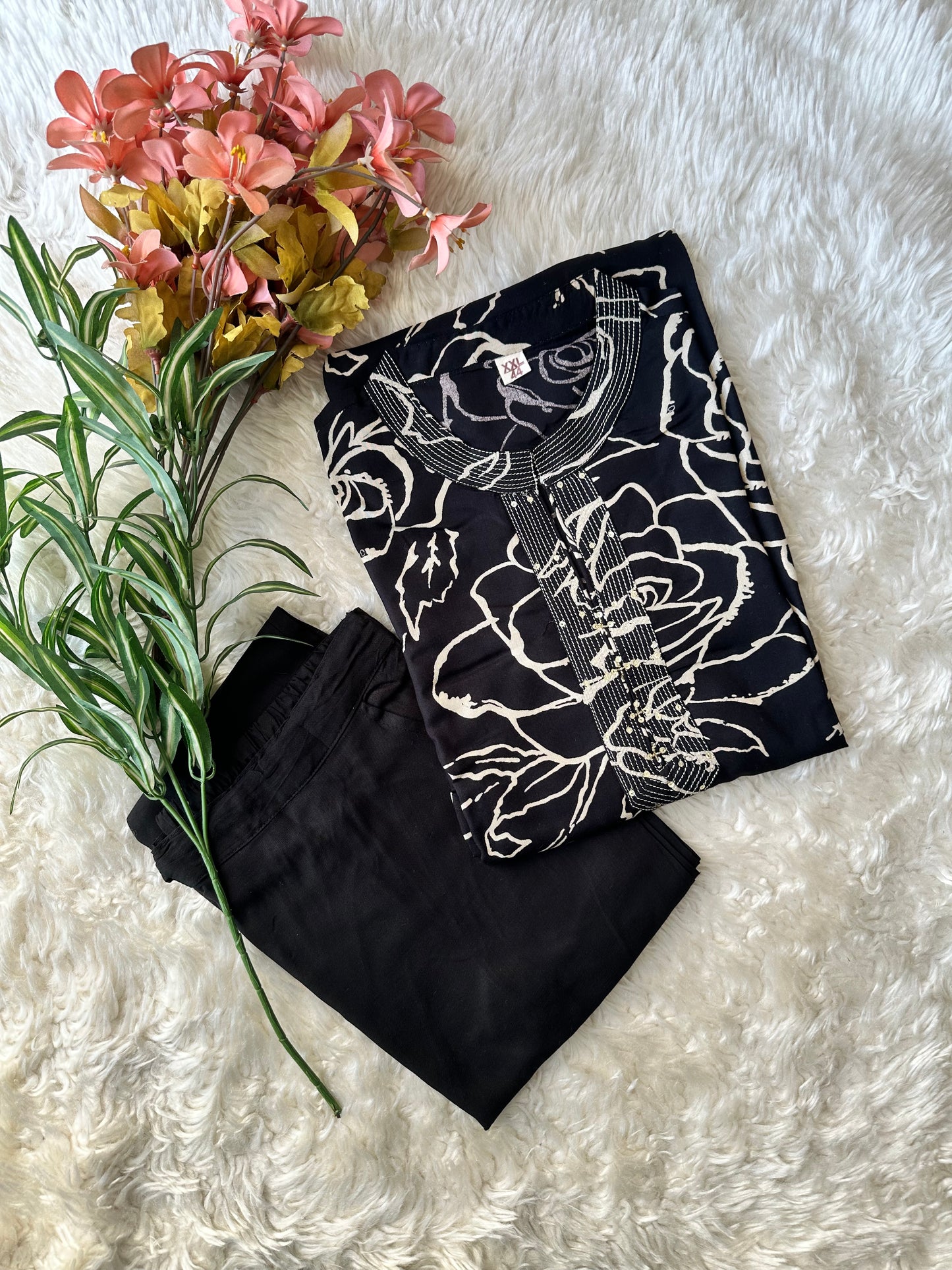 Soft Rayon Kurti Pant Set