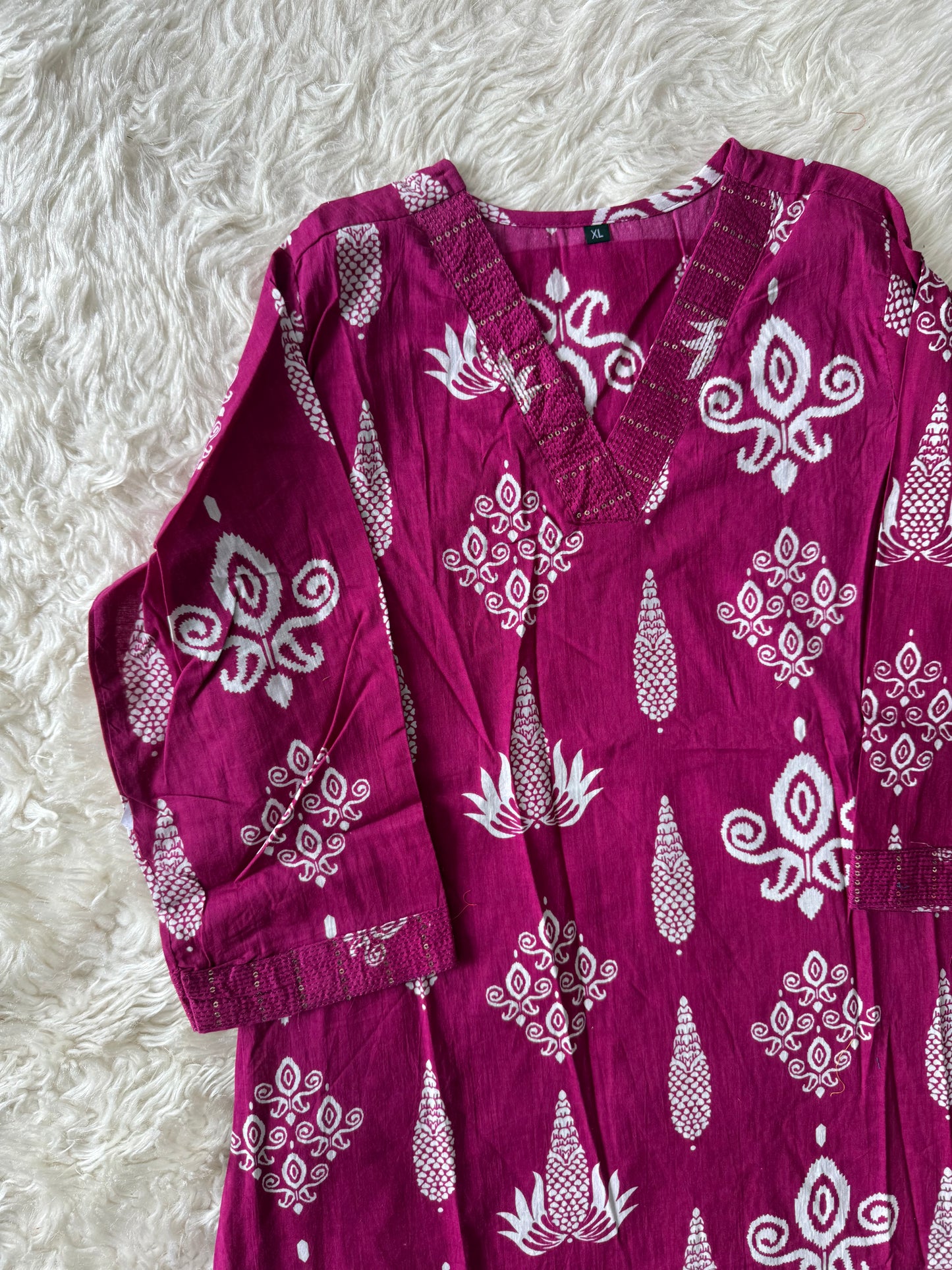 Cotton Kurti Pant Set