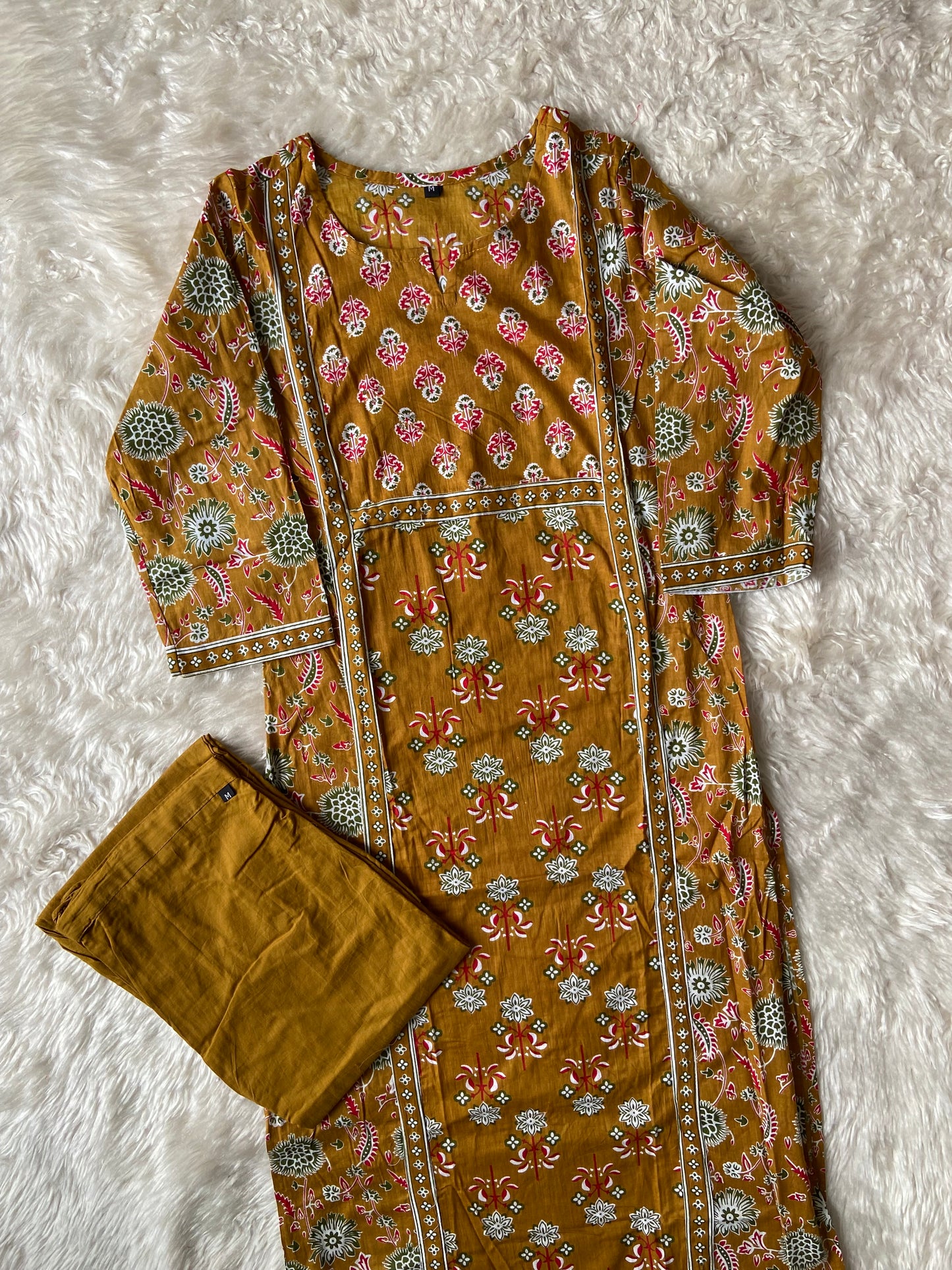 Cotton Kurti Pant Set