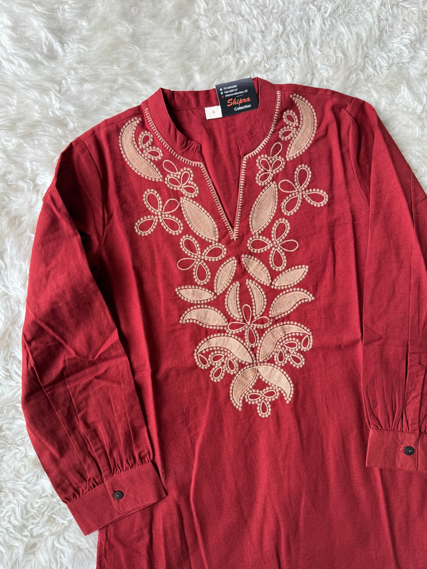 Khadi Cotton Short Kurti