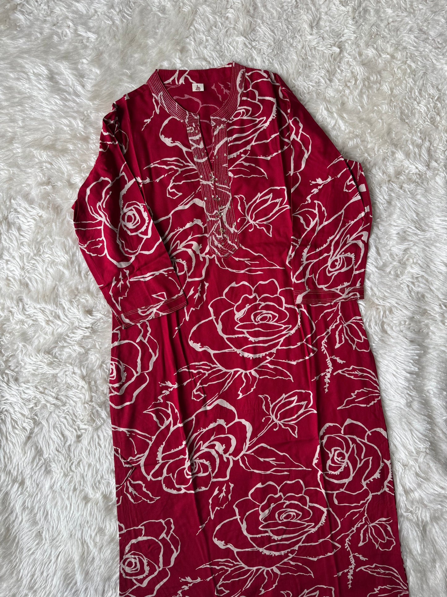 Soft Rayon Kurti Pant Set