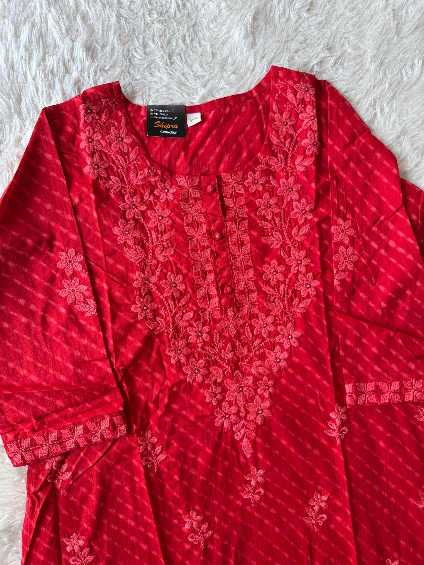 Premium Cotton Kurti Pant Dupatta Set