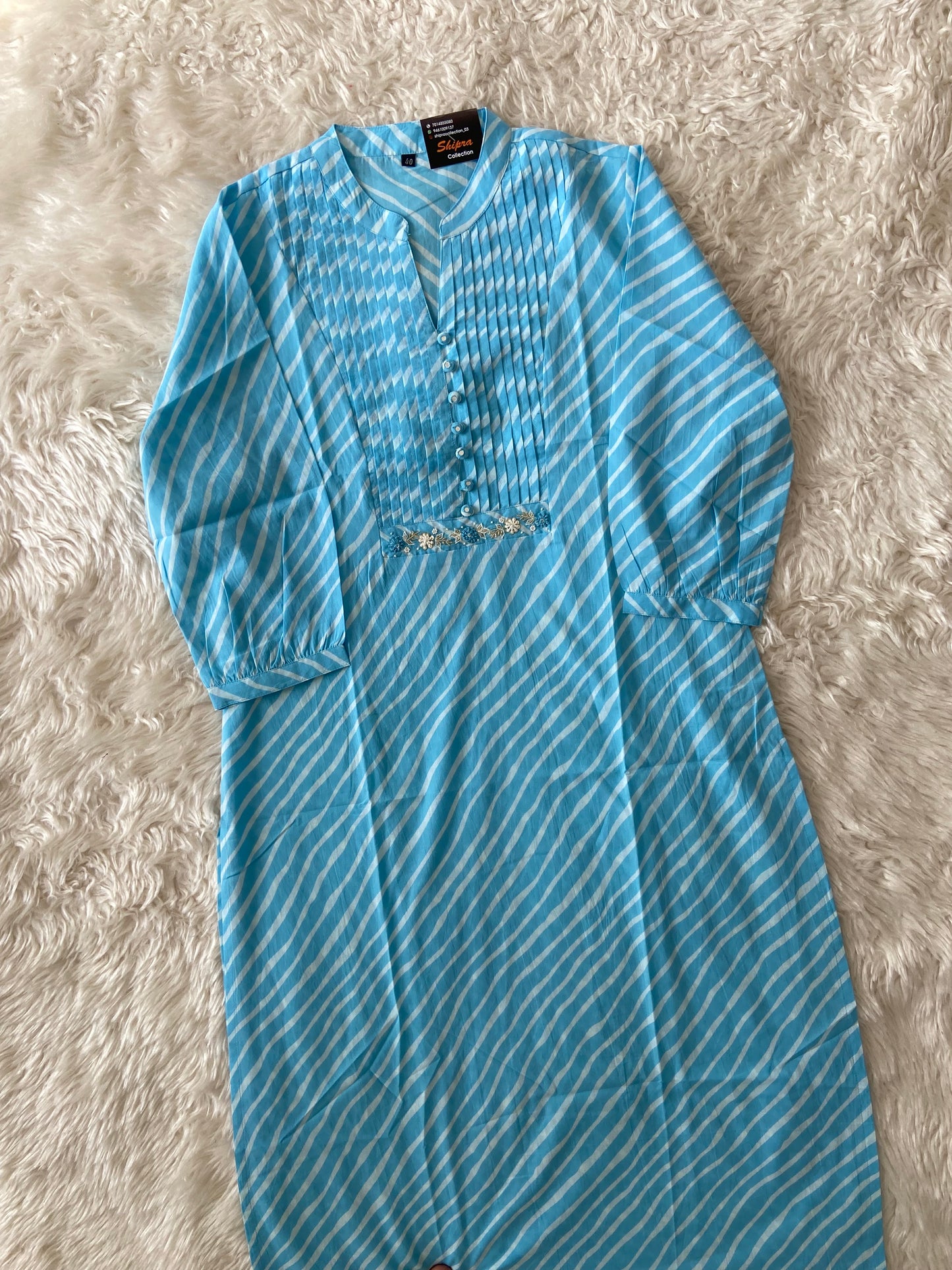 Premium Cotton Kurti Pant Dupatta Set