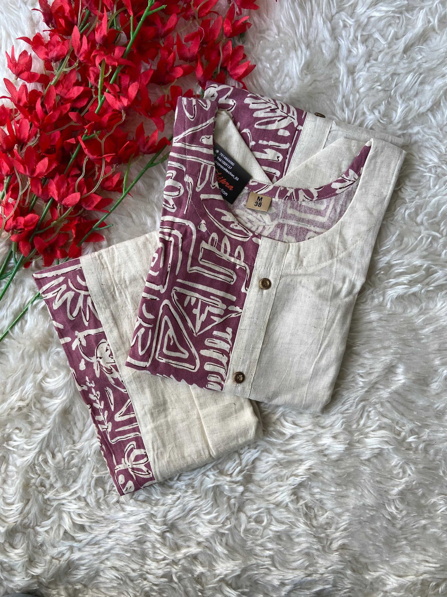 Soft Khadi Cotton Co-ord Set