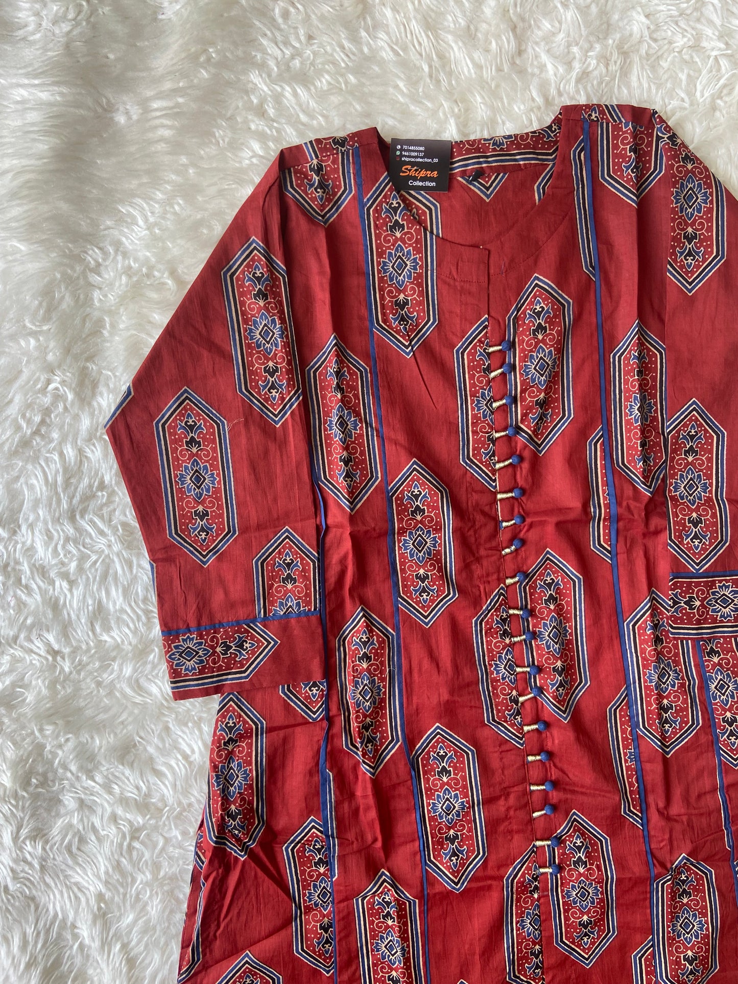 Premium Cotton Kurti Plazo Set