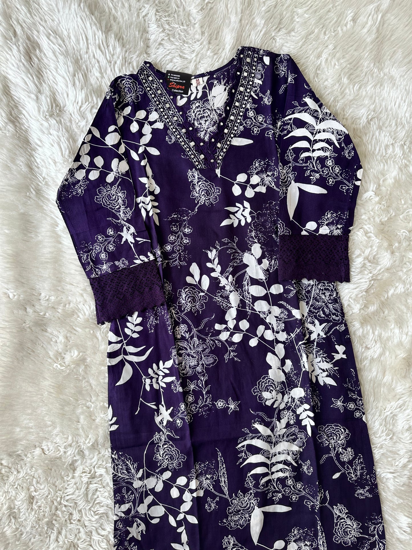 Rayon Kurti Pant Set