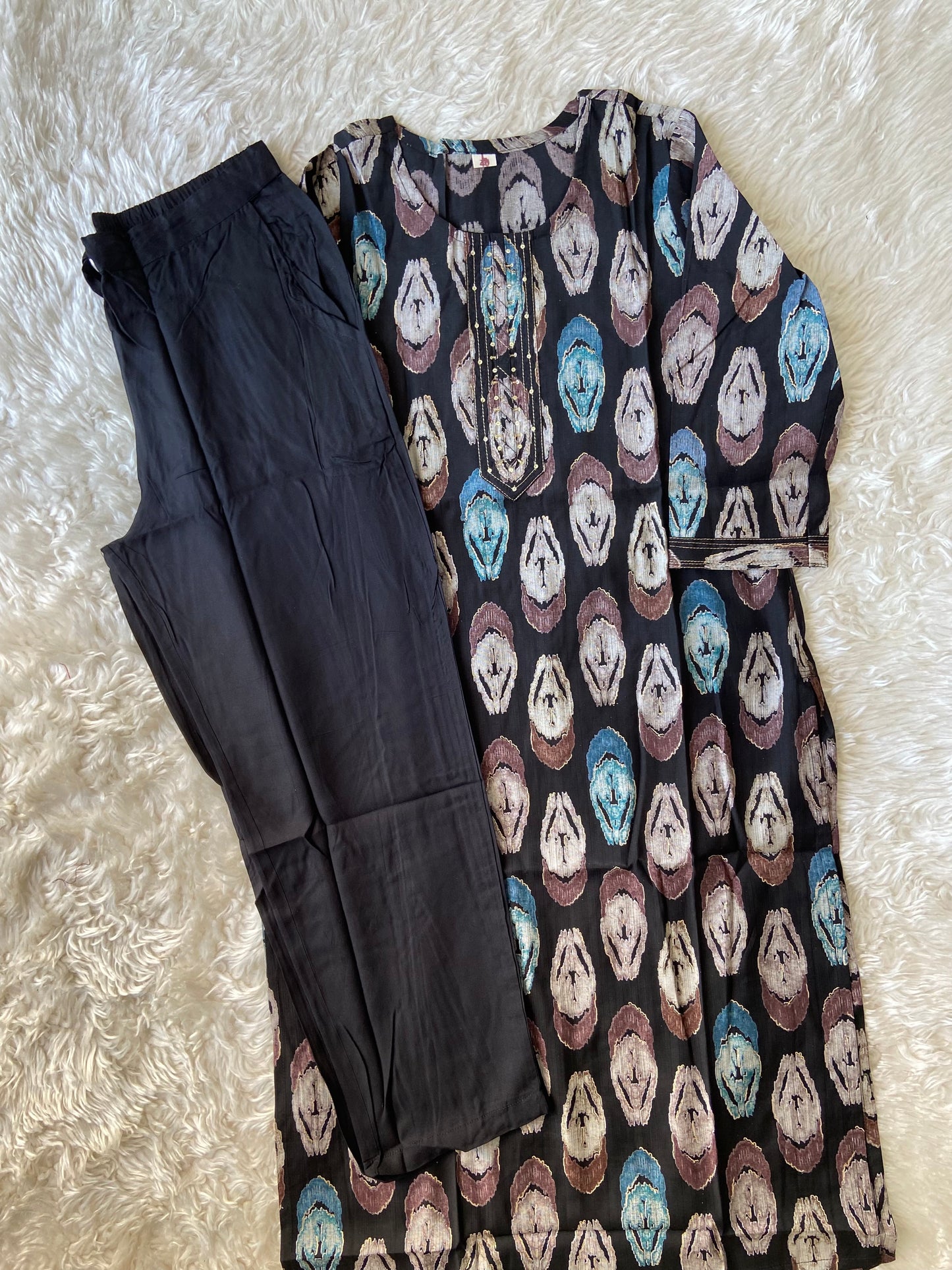 Soft Rayon Kurti Pant Set