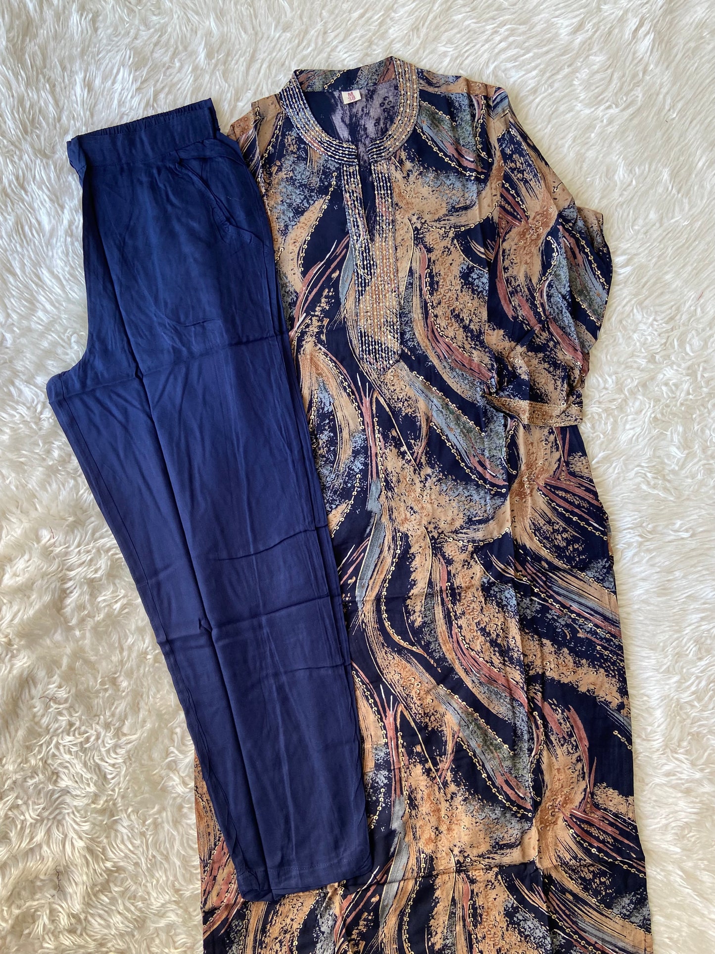 Soft Rayon Kurti Pant Set