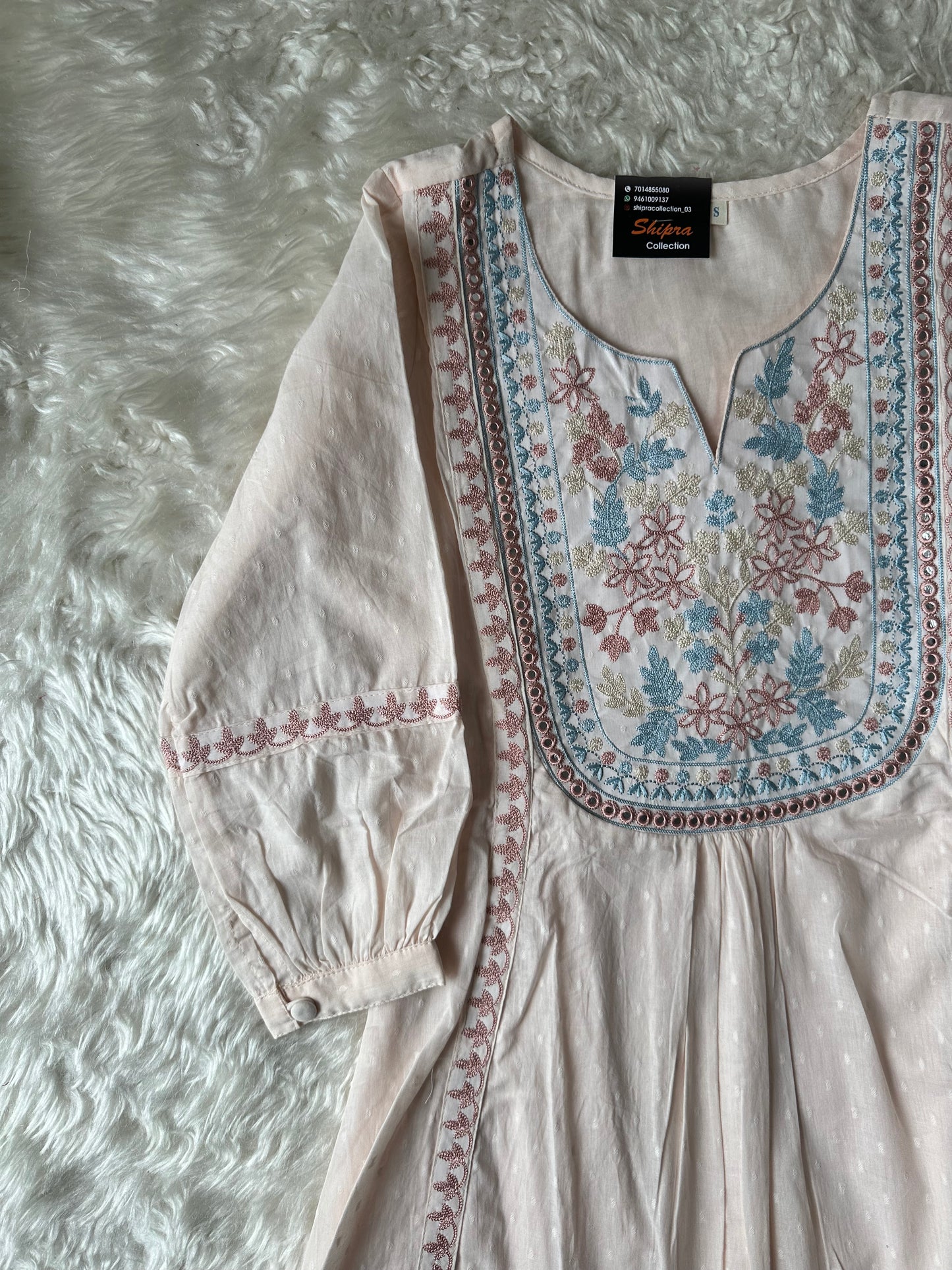Premium Mul Cotton Thread Work Collection