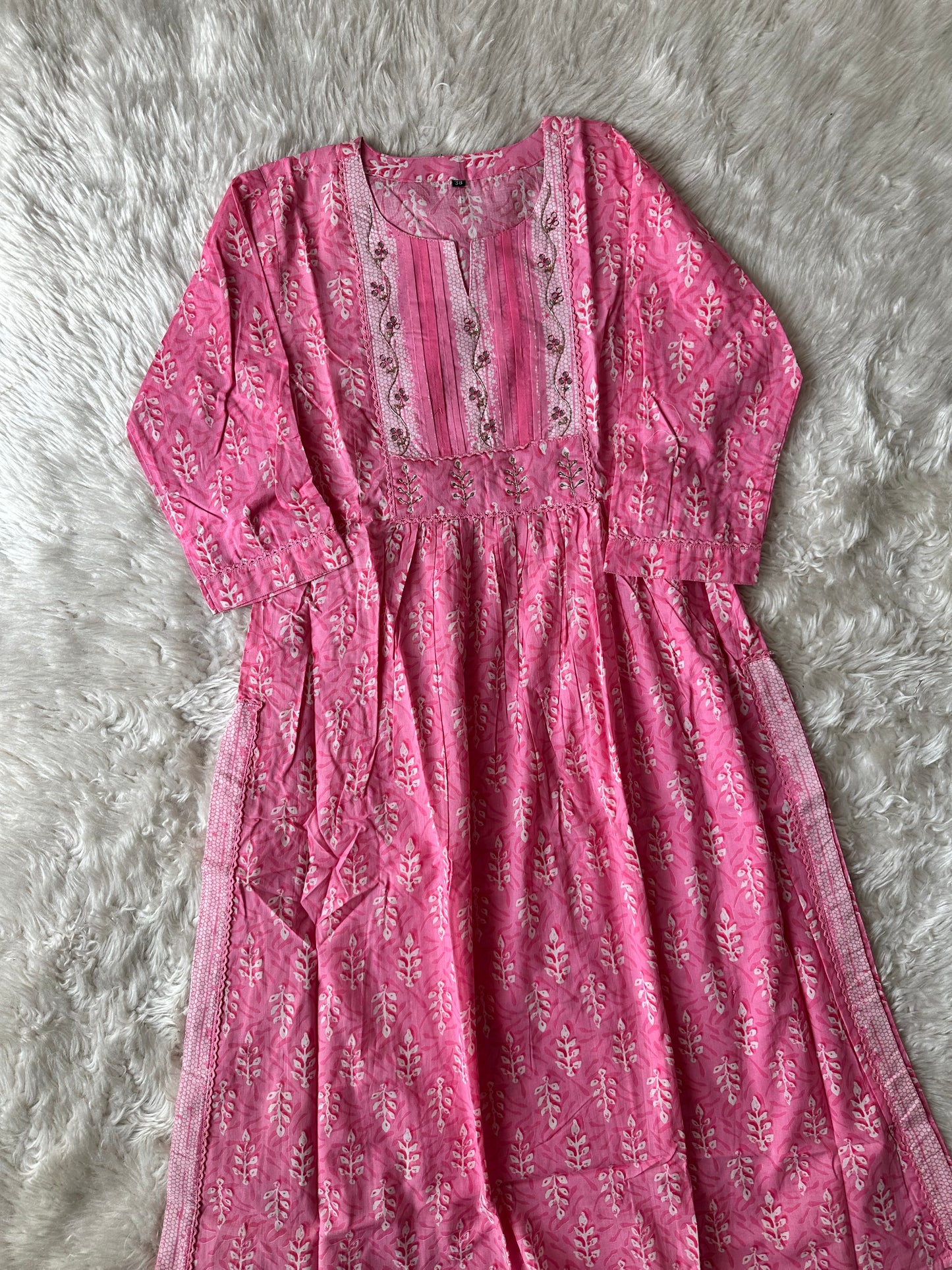 Stock Clearance 🚨 Premium Cotton Kurti Pant Set