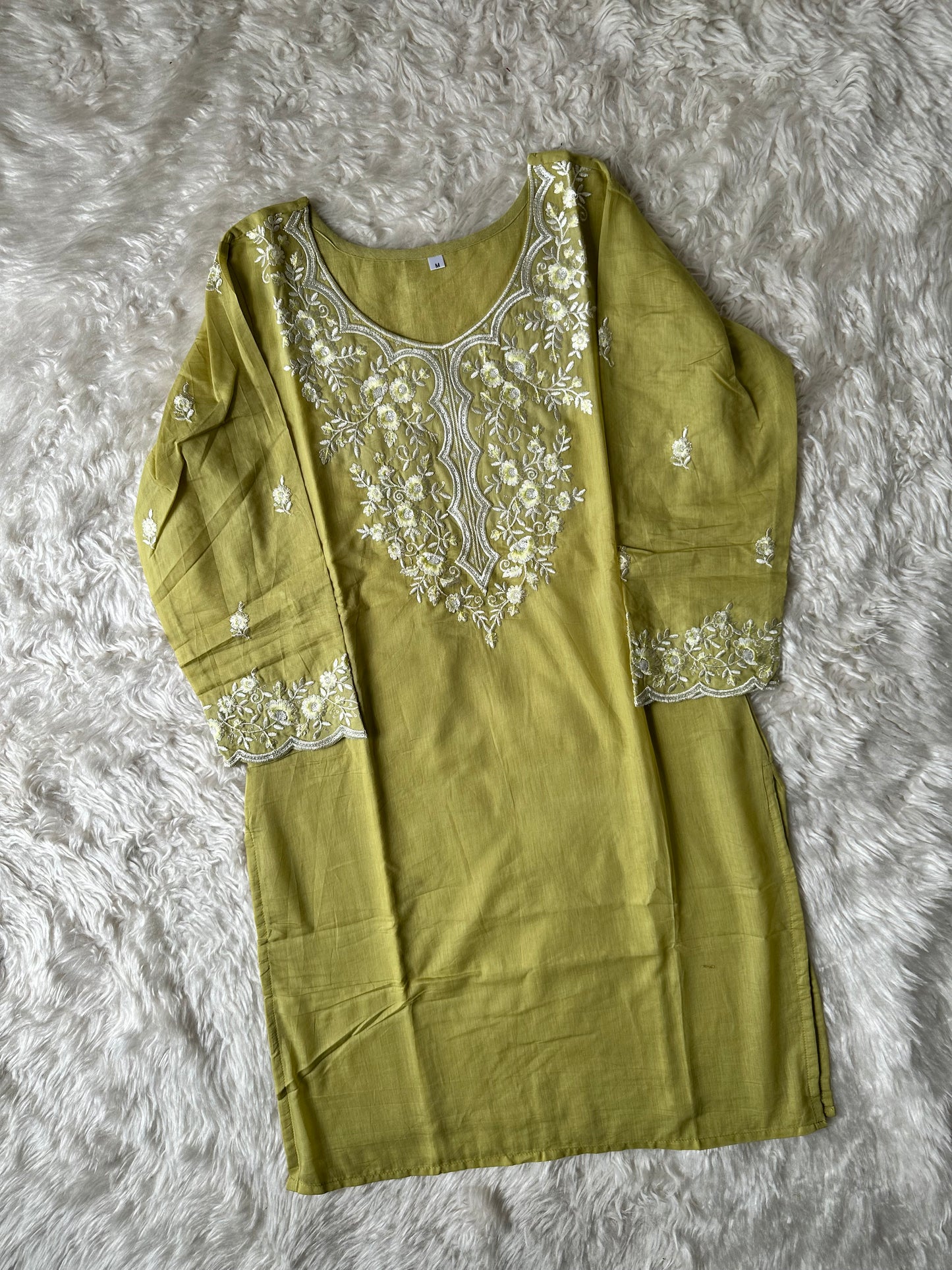Mul Cotton Kurti Sharara Dupatta Set