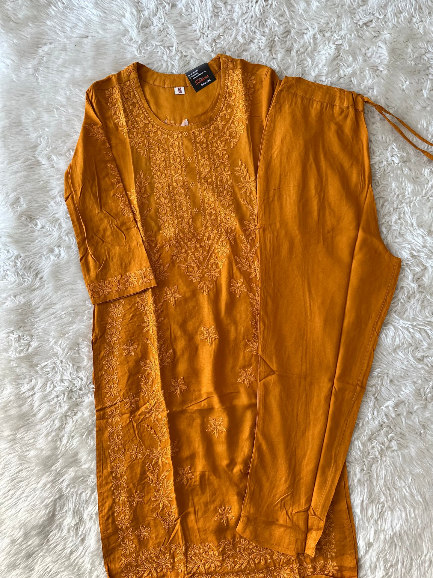Rayon Kurti Pant Set