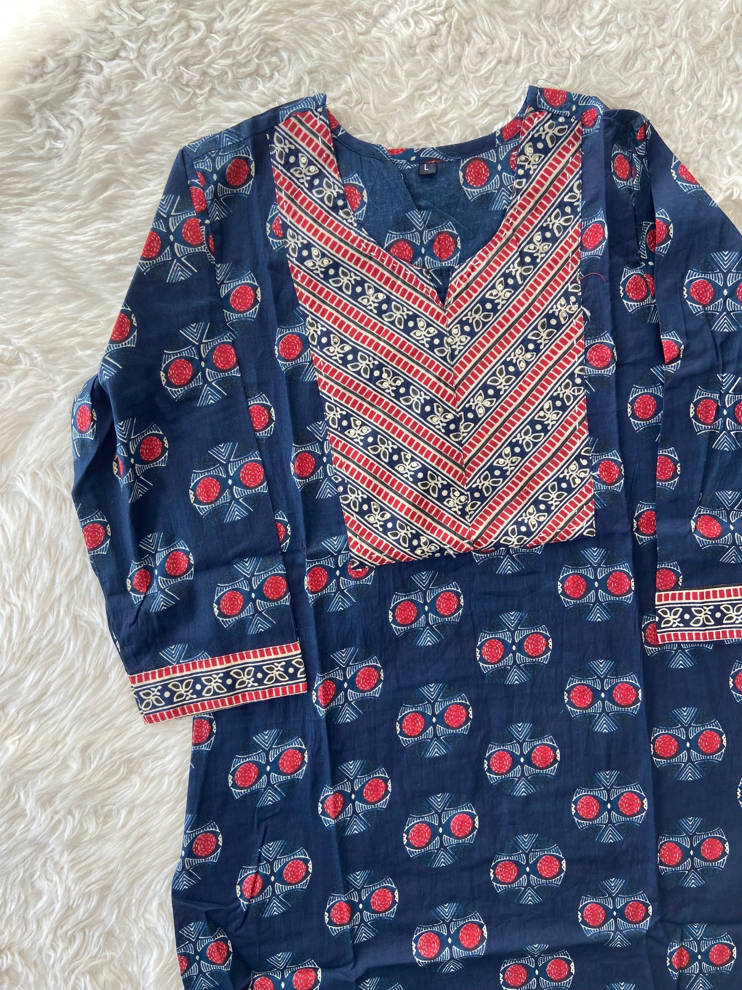 Cotton Kurti Pant Set
