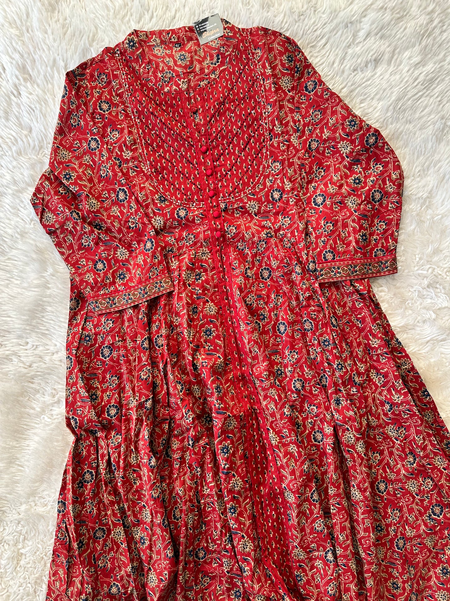 Premium Cotton Kurti Dupatta Set