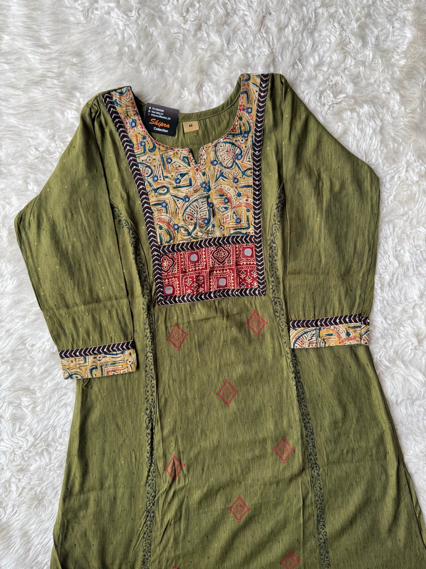 Rayon Kurti Pant Set