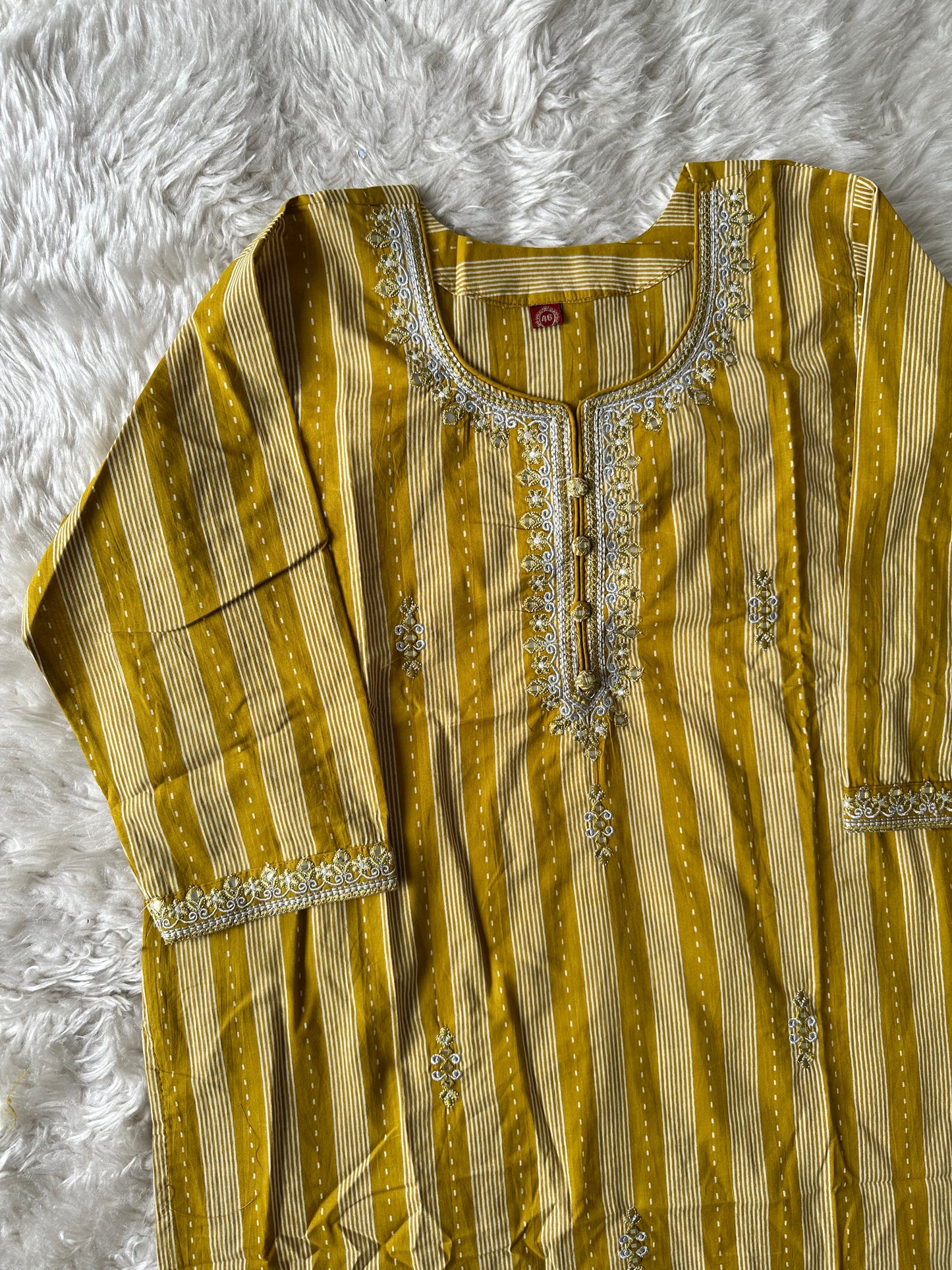 Pure Cotton Kurti Pant Dupatta Set