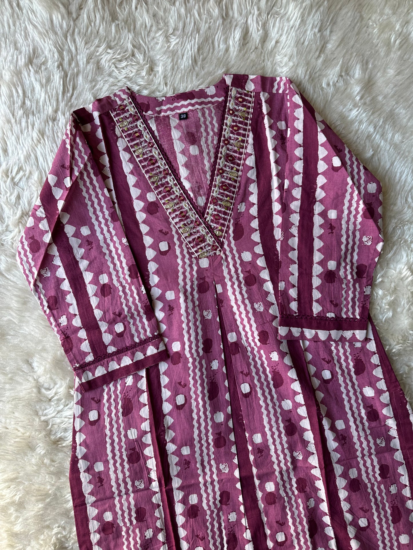 Stock Clearance 🚨 Premium Cotton Kurti Pant Set