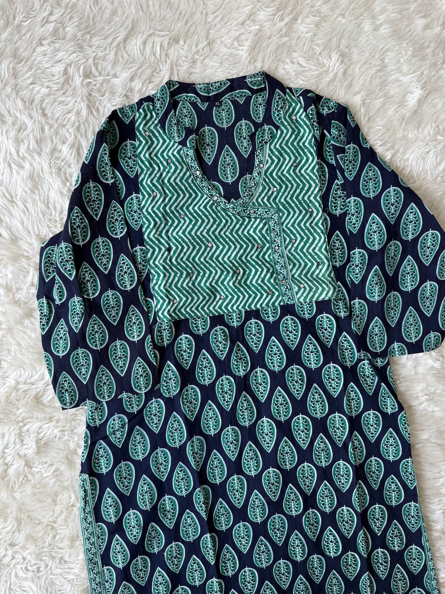 Pure Cotton Kurti Pant Set
