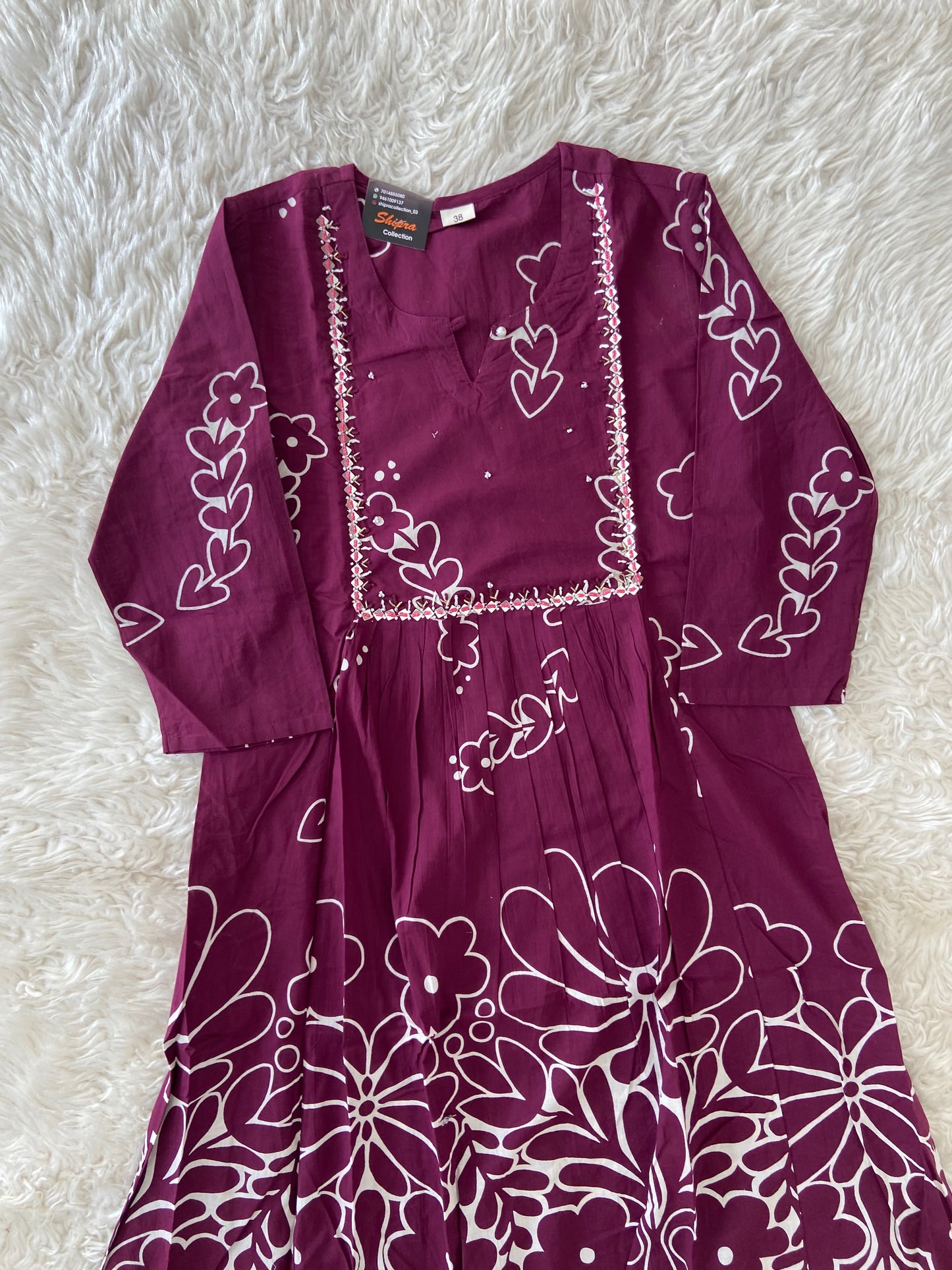 Premium Cotton Kurti Pant Dupatta Set