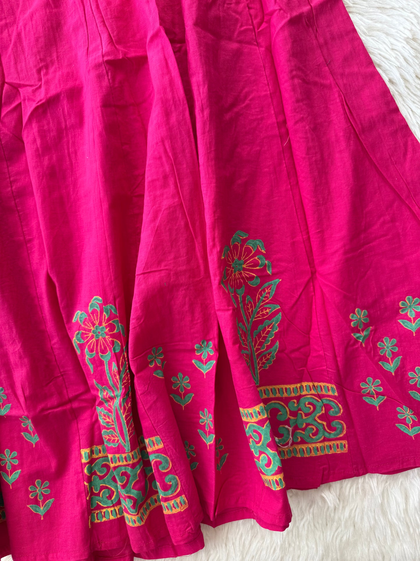 Cotton FLARE Kurti Pant Set