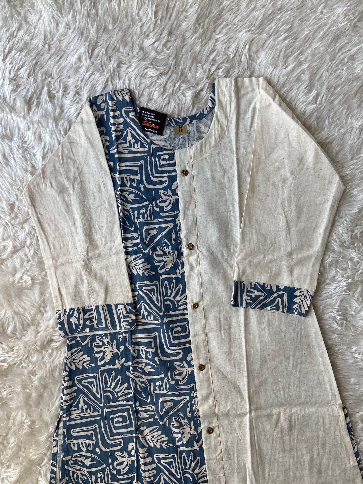 Soft Khadi Cotton Co-ord Set