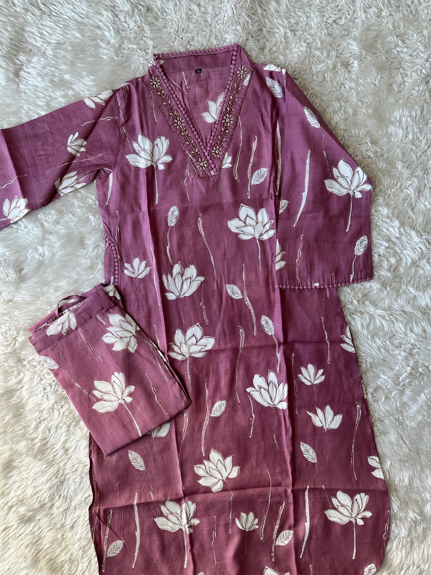 Pure Muslin Silk Co-ord Set