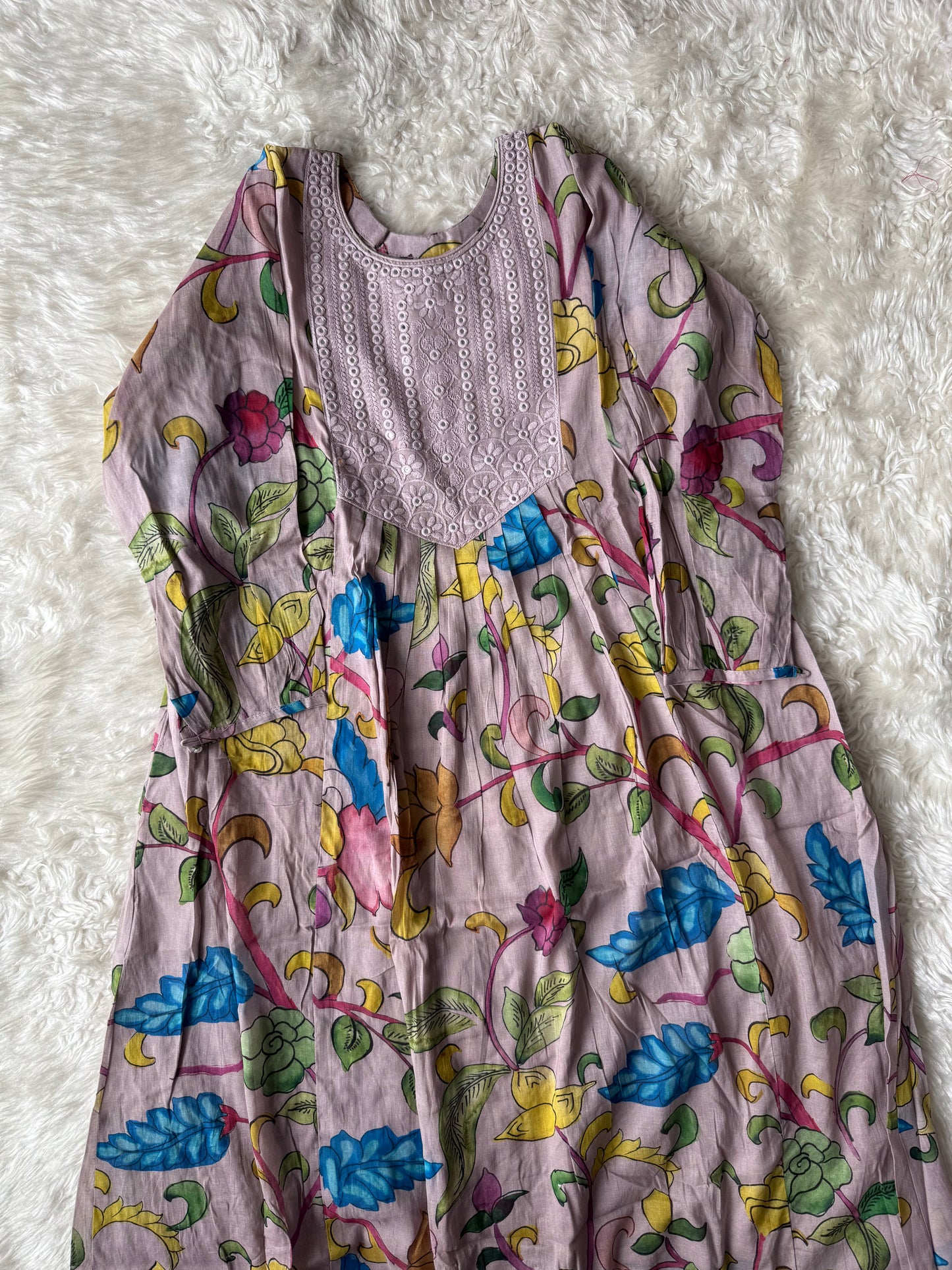 Premium Mul Cotton Kurti Pant Dupatta Set
