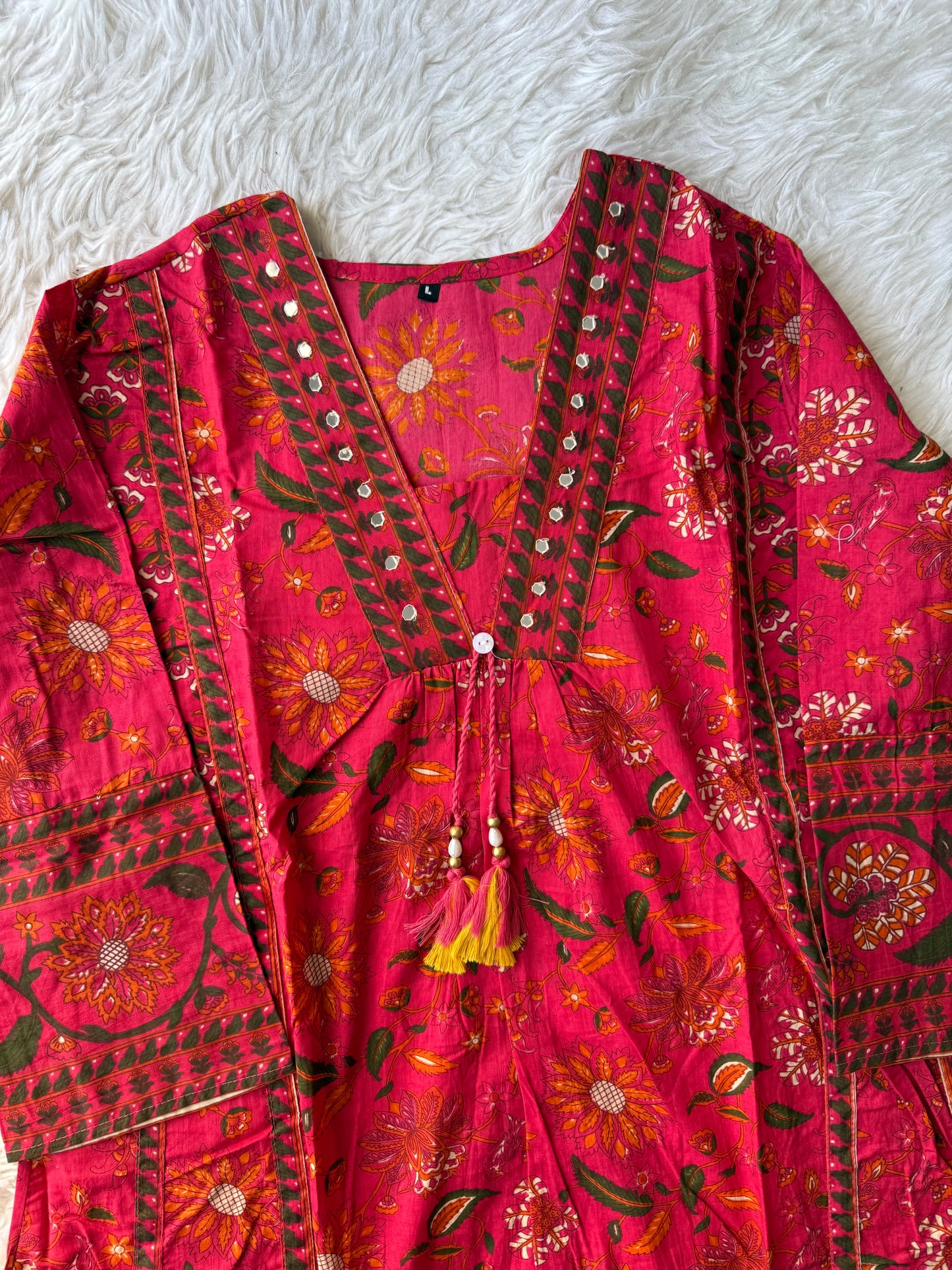 Cotton FLARE Kurti Pant Set