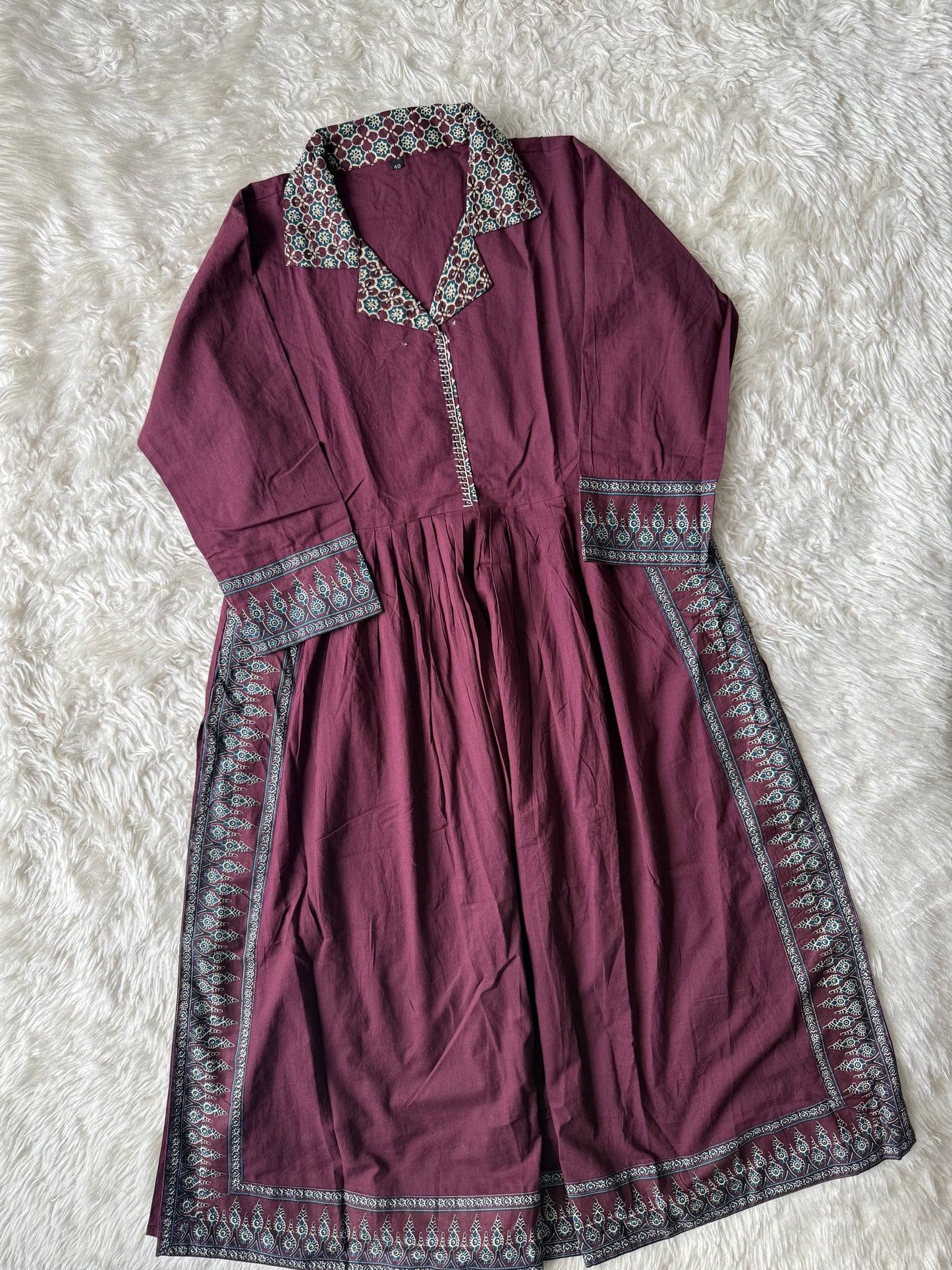 Premium Cotton Kurti Plazo Dupatta Set