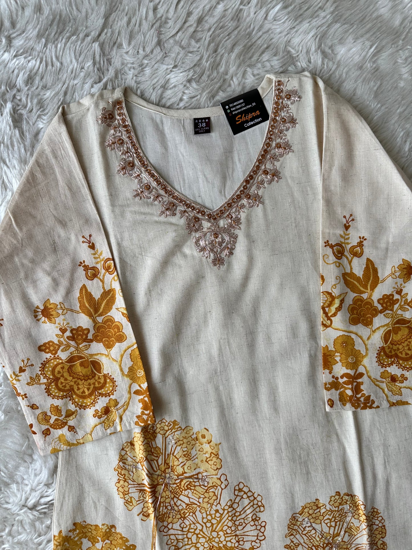 Khadi Cotton Kurti plazo Set Lehariya dupatta