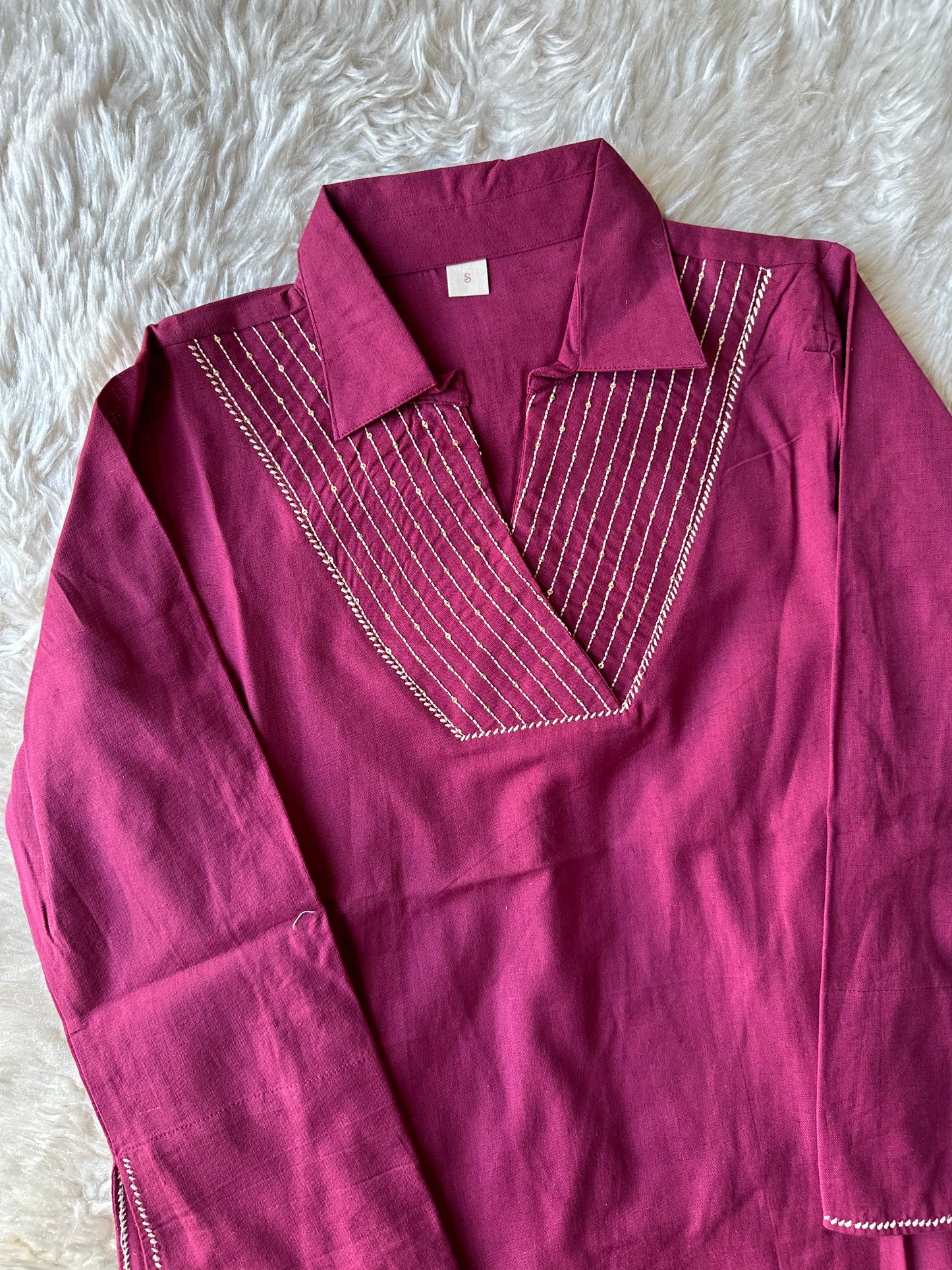 Stock Clearance 🚨 Khadi Cotton Kurti Pant Set