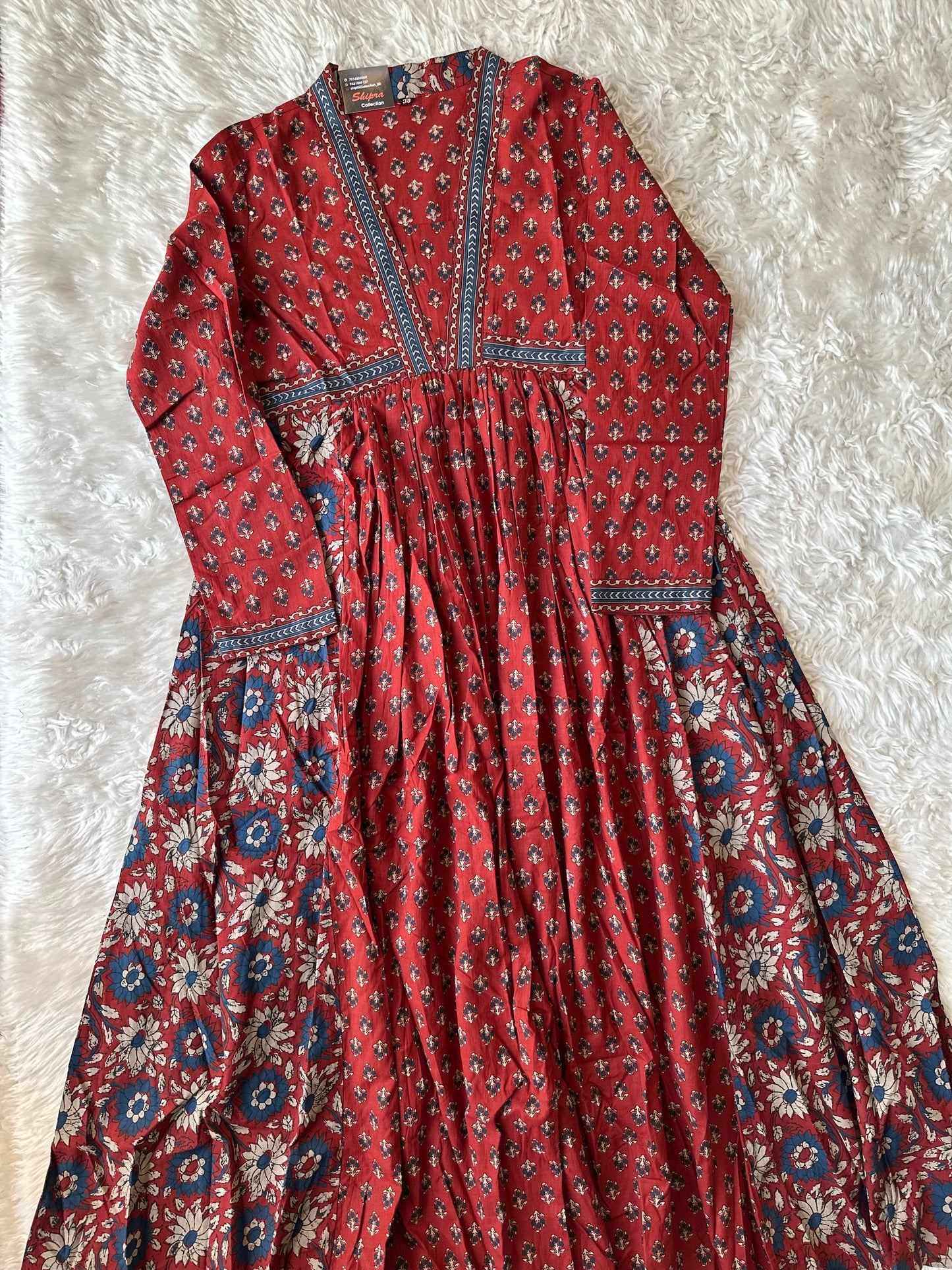 Premium Cotton Alia Flare Kurti