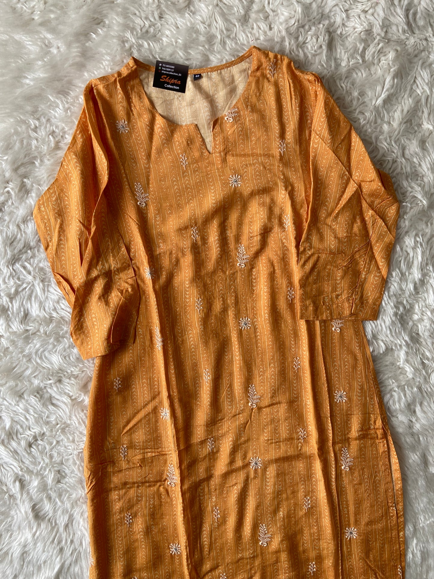 Butter Silk Kurti Pant Dupatta Set