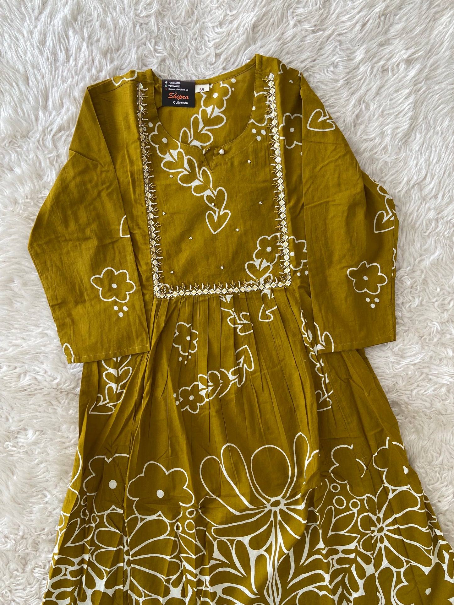 Premium Cotton Kurti Pant Dupatta Set
