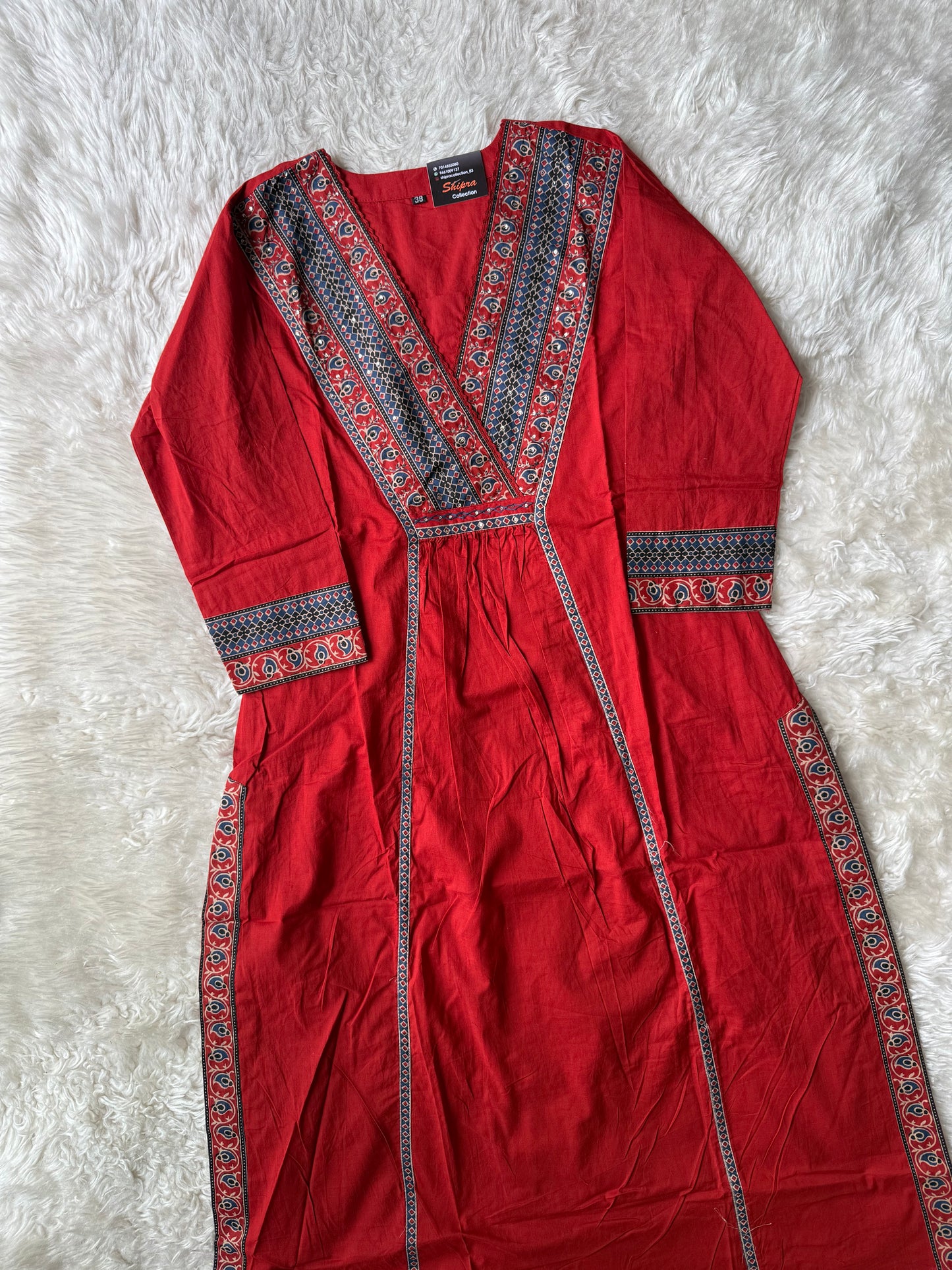Premium Cotton Kurti Pant Dupatta Set