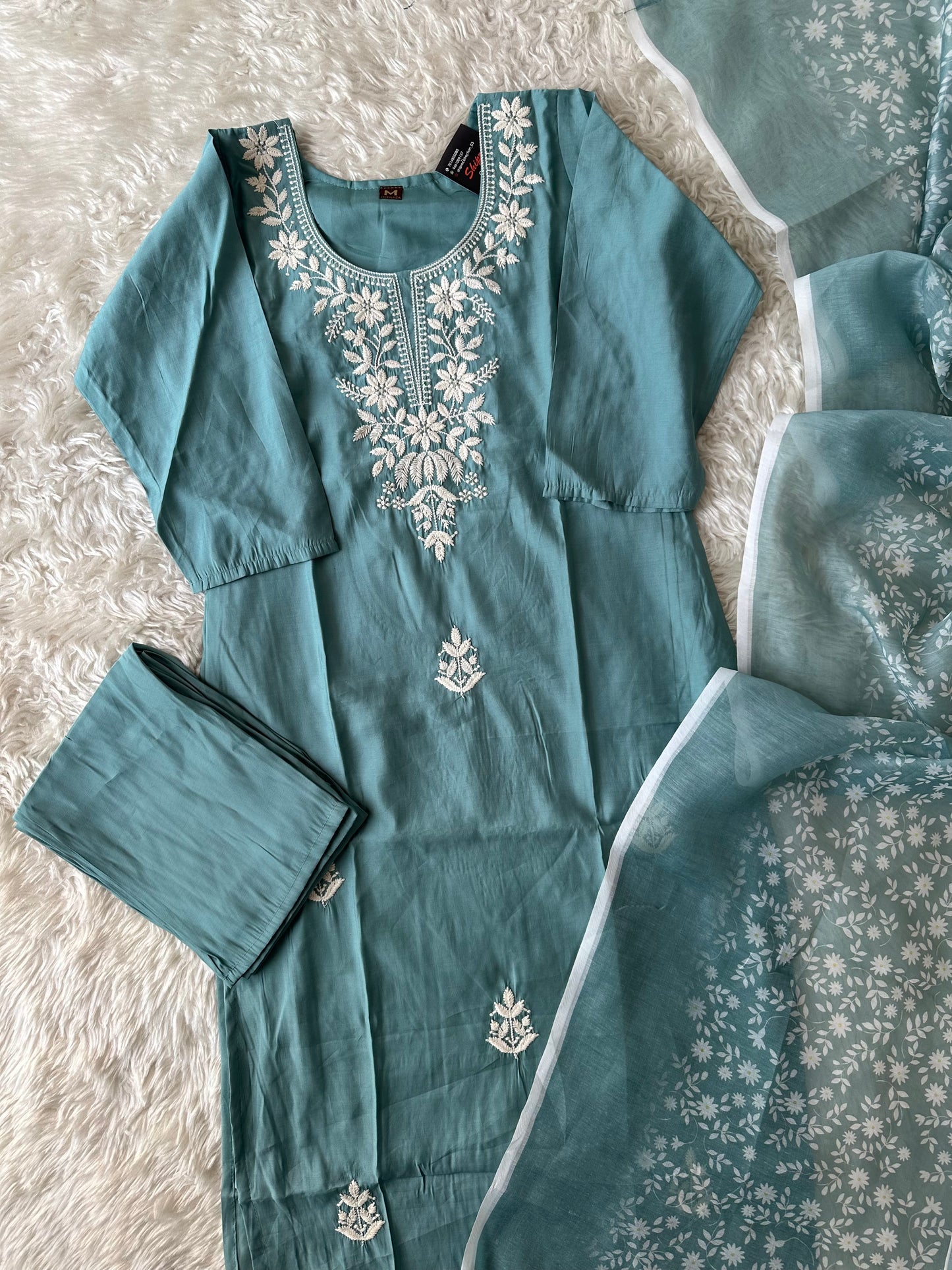Stock Clearance 🚨 Roman Silk Kurti Pant Dupatta Set