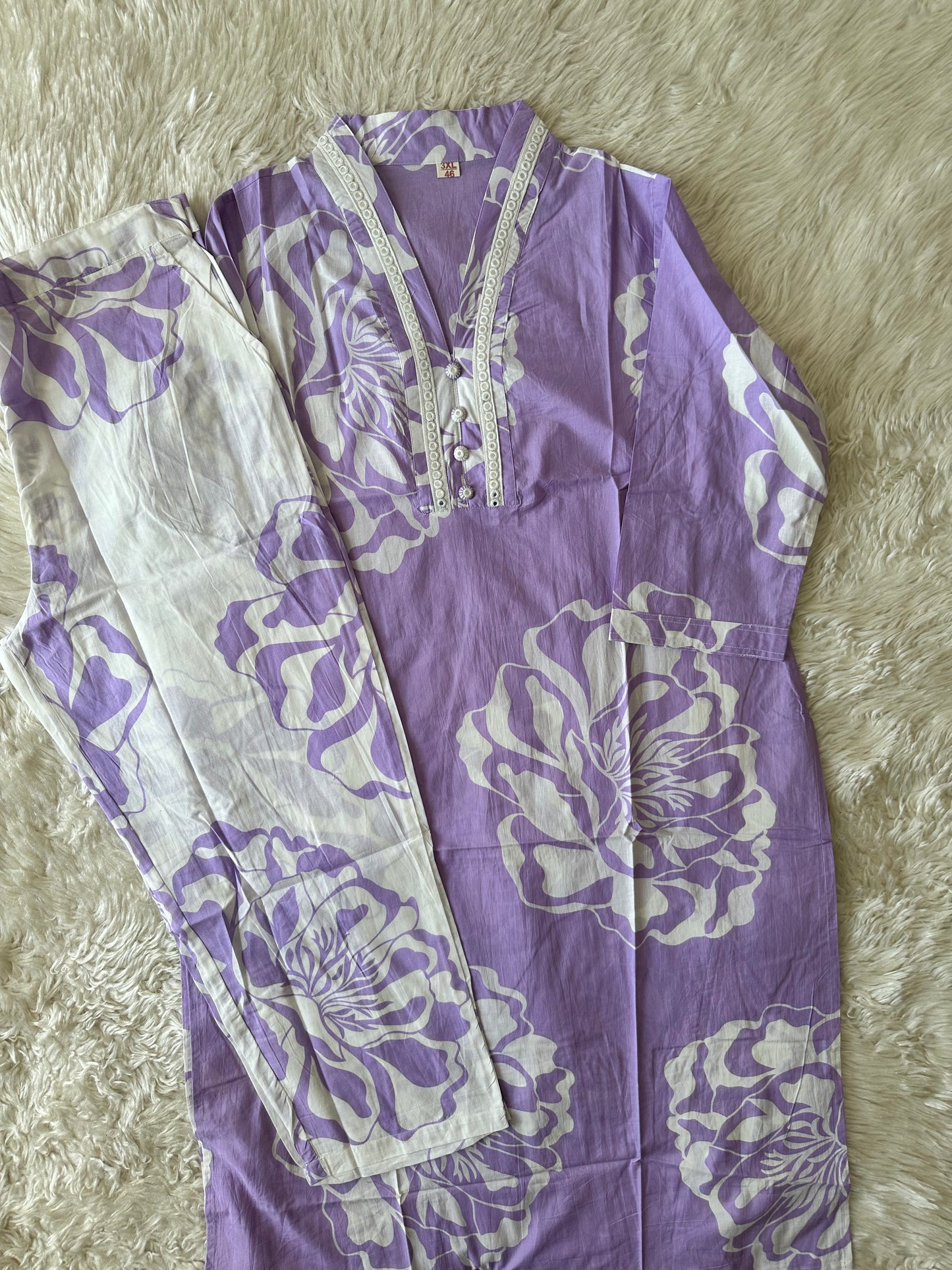 Pure Cotton Kurti Pant Set