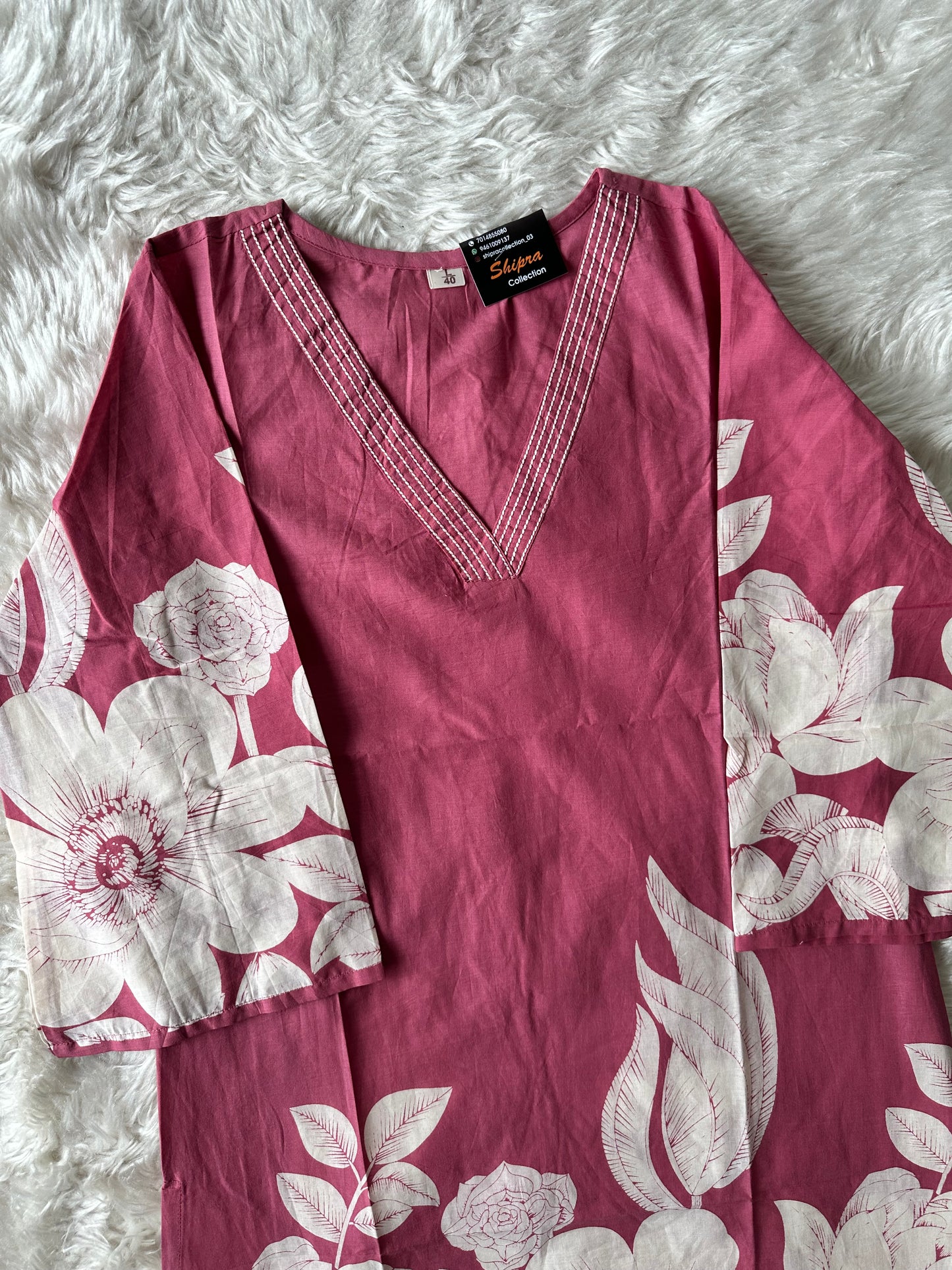 Pure Cotton Co-ord Set