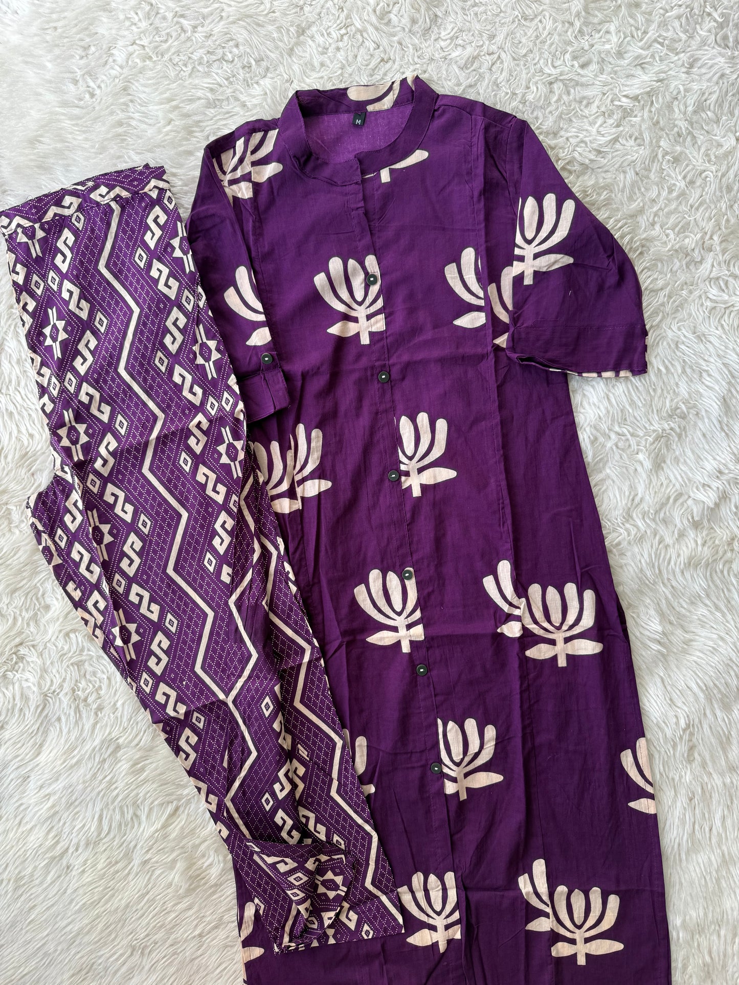 Cotton Kurti Pant Set