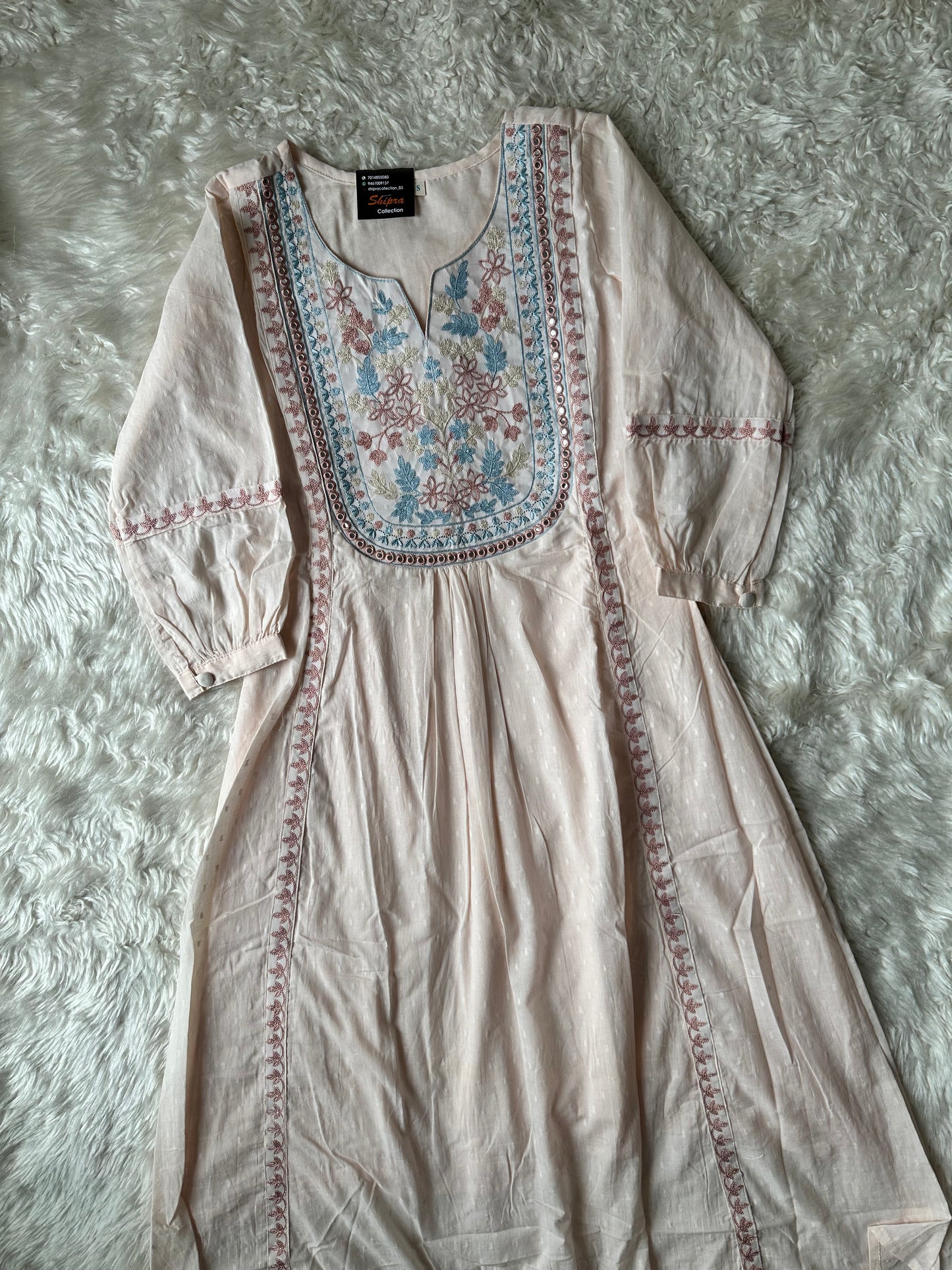 Premium Mul Cotton Thread Work Collection