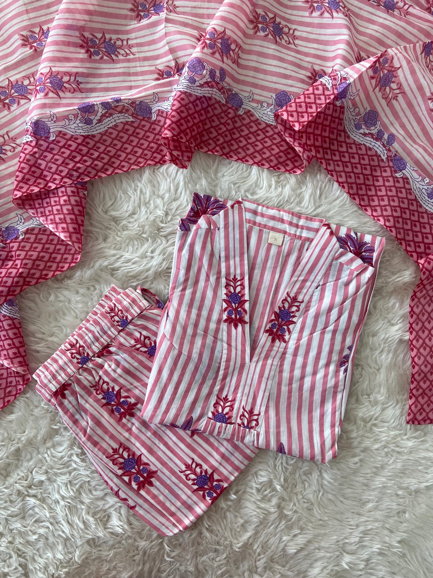 Premium Cotton Kurti Pant Dupatta Set