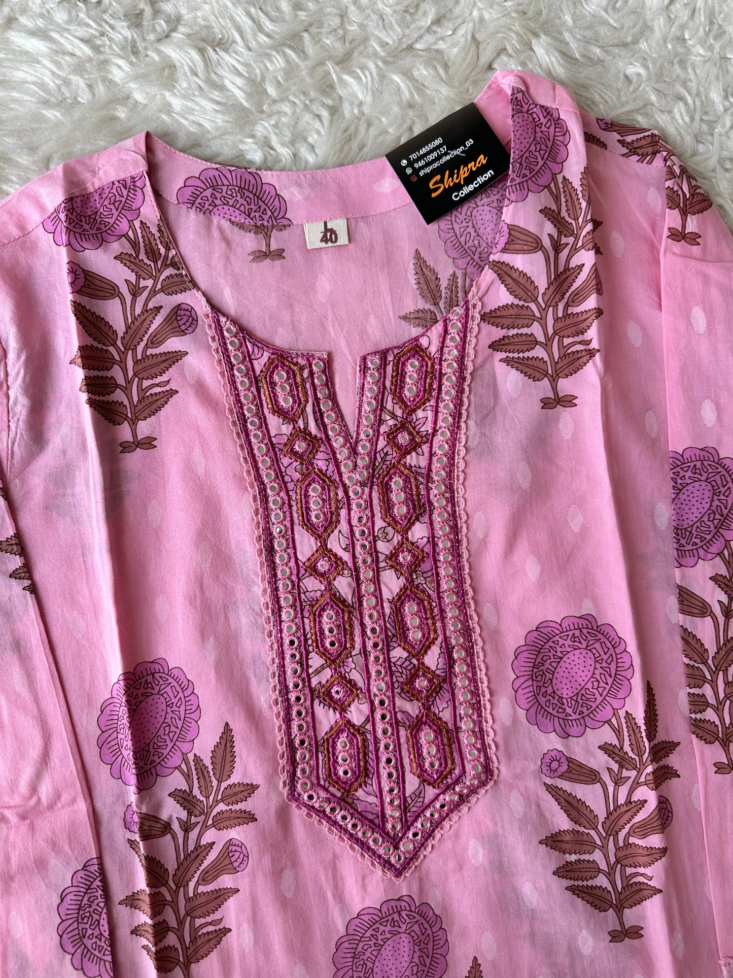 Premium Cotton Kurti Pant Dupatta Set
