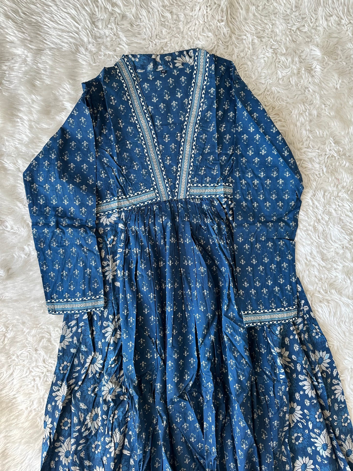 Premium Cotton Alia Flare Kurti
